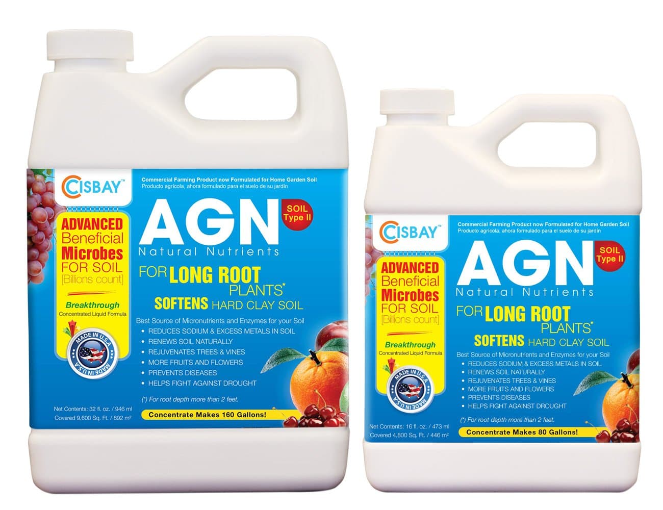 AGN Soil Type II - Nutrients for Long Root Plants (16 fl. oz.)