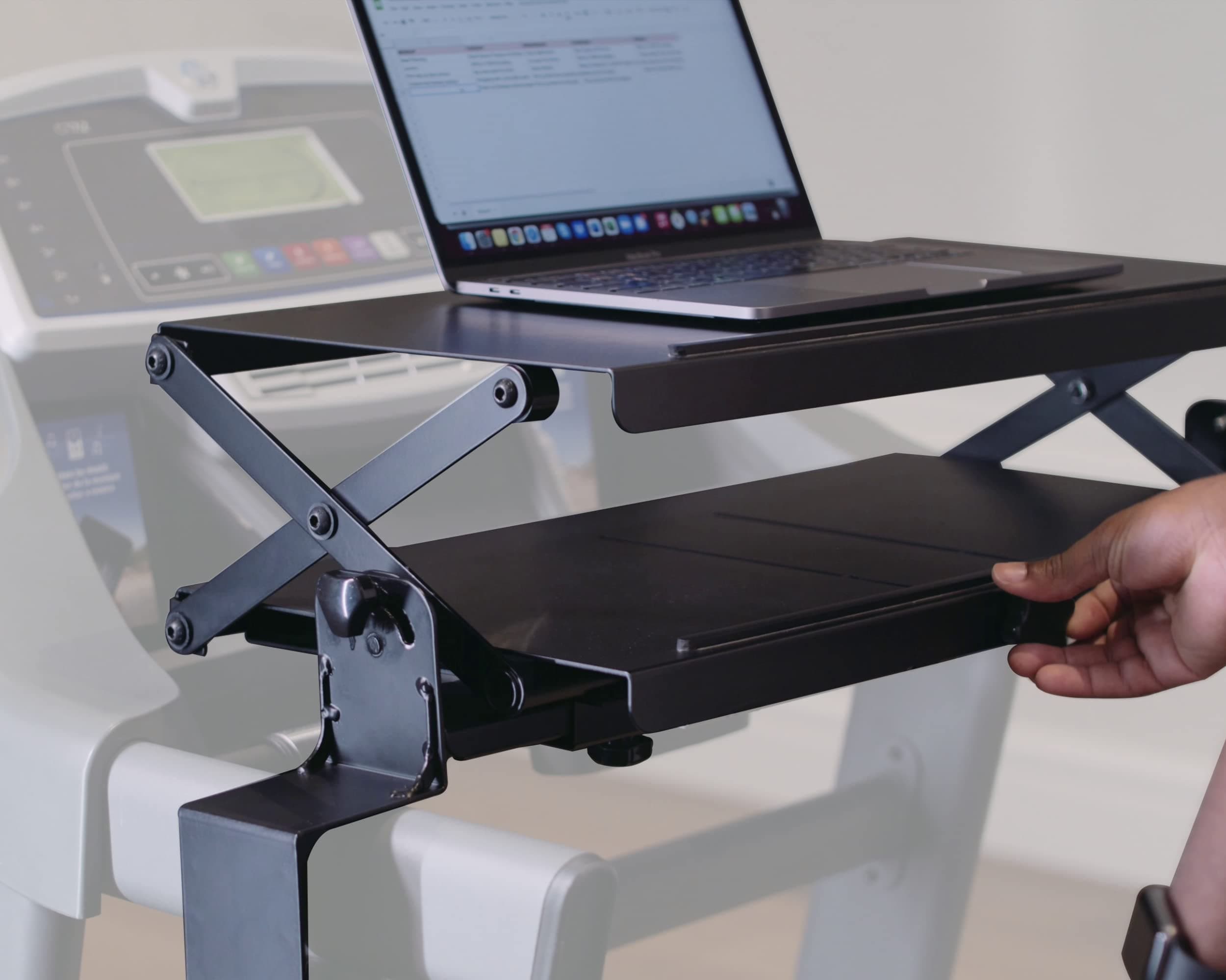 *New* Stable & Secure WALK-i-TASK Treadmill Desk Attachment, Treadmill Laptop Holder, Treadmill Desk Tray, Desk for Treadmill, Over Treadmill Desk, Treadmill Desk Attachment Adjustable