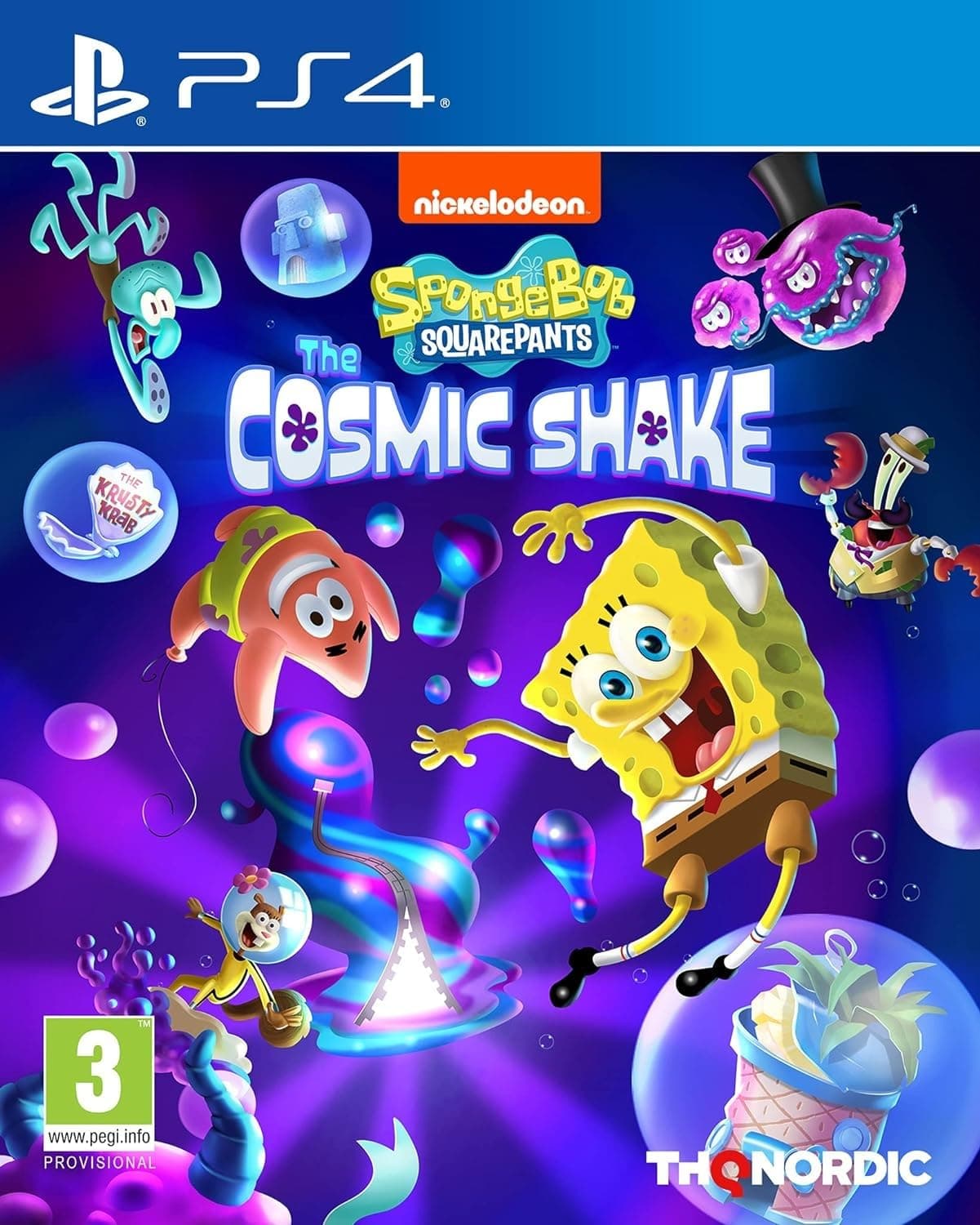 SpongeBob Square Pants The Cosmic Shake D1 - PS4 - PEGI Edition