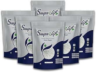 Sugarlif LOW GI Diet Sugar, Orignal Product of Dr. C K Nandagopalan, Diabetic Friendly Herbal Cane Sugar- Free From Chemicals, Artificial Sweetener Substitute, Low Glycemic Index (GI)(1 Kg) (6)