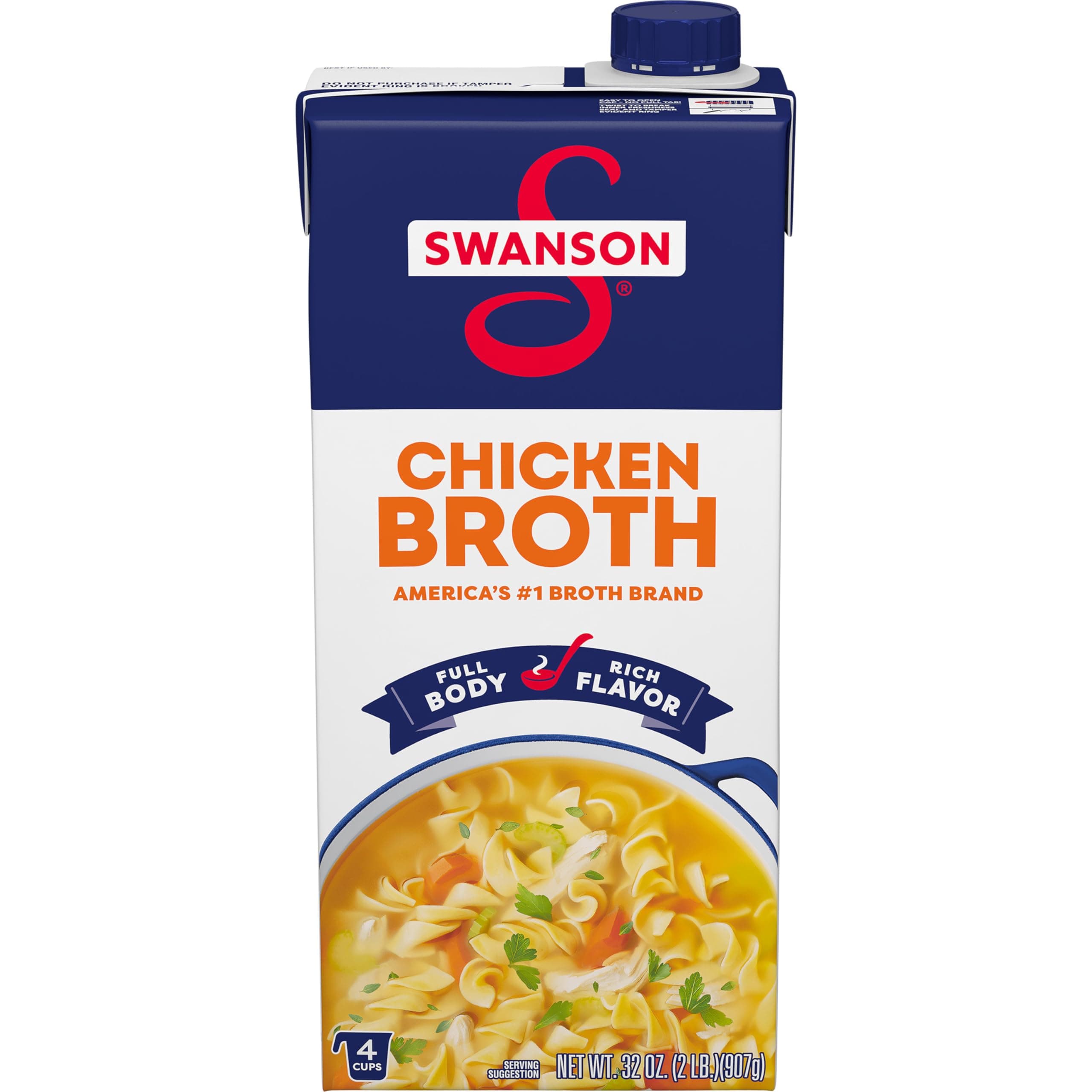 Chicken Broth, 32 oz. Carton