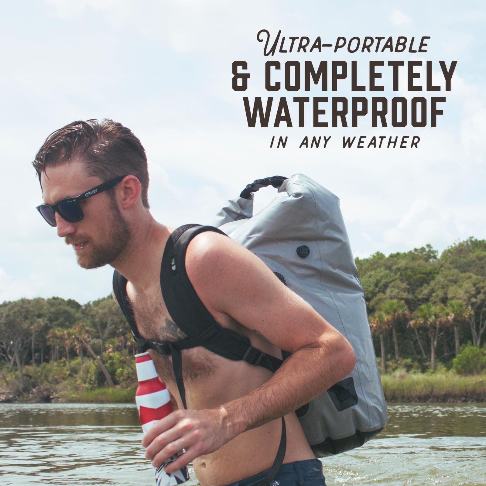 ICEMULE Pro Collapsible Backpack Cooler – Hands Free, 100% Waterproof, 24+ Hours Cooling, Soft Sided Cooler