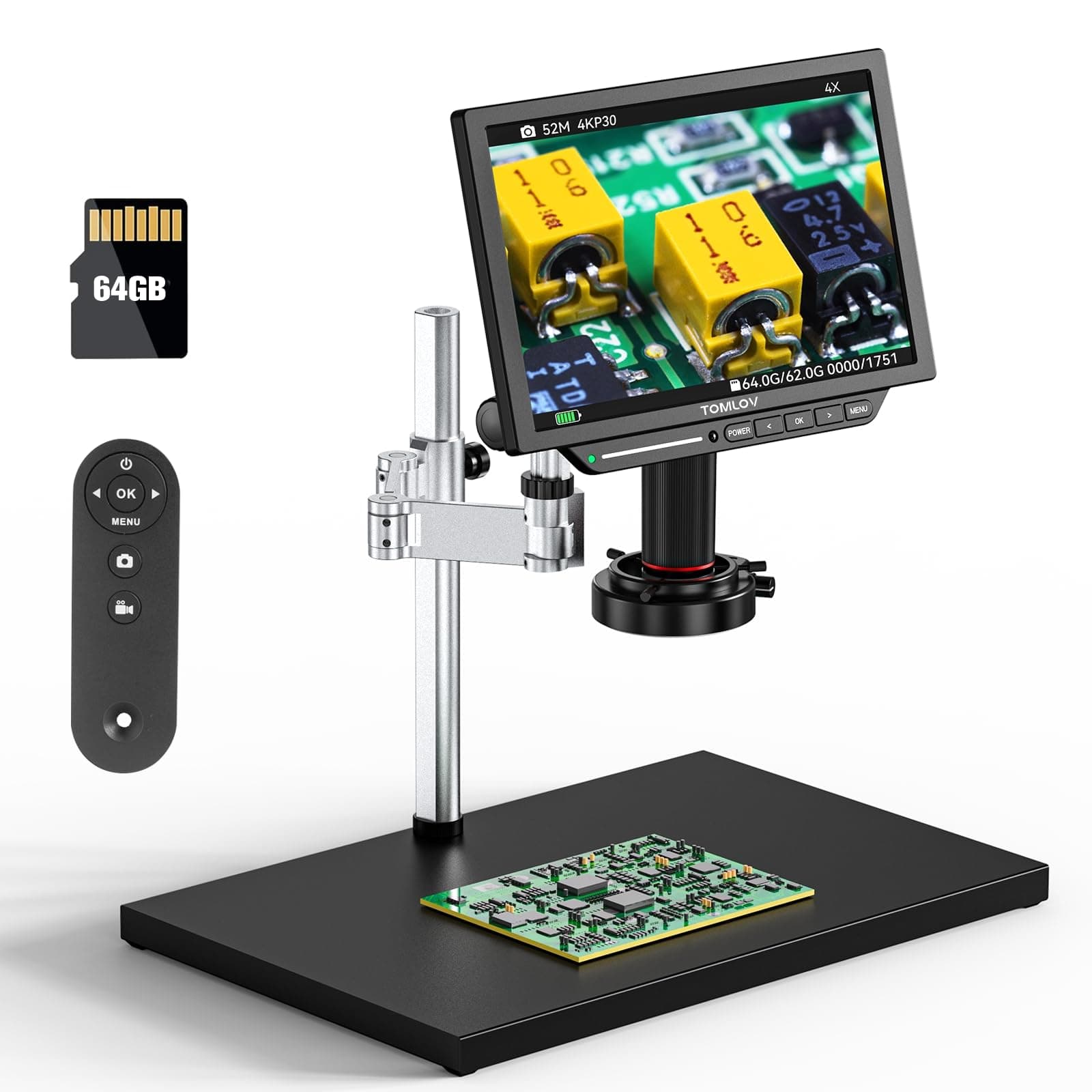 10.1" 4K IPS HDMI Microscope