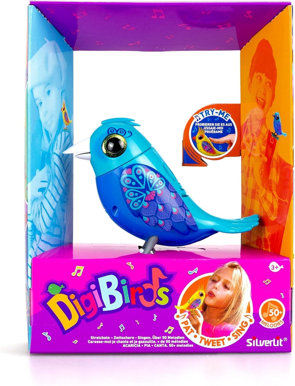 SilverLit デジバード インタラクティブハチドリ ブルー