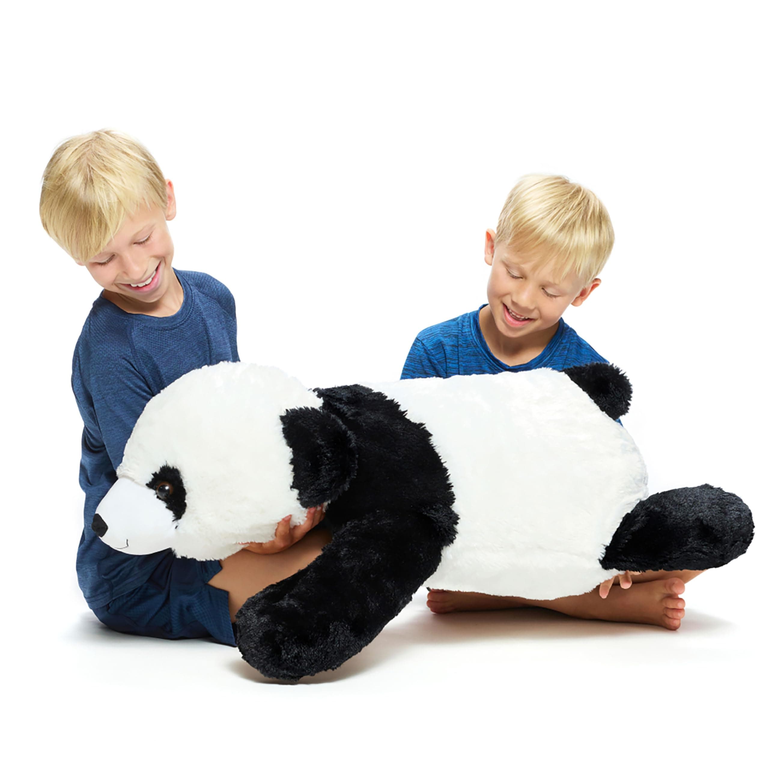 RB Royal Brooks Extra Large Stuffed Teddy Bear Hugging Toy Giant Sleeping Plush Body Pillow for Kids, Ideal for Bedroom Bed, Big Brown Fluffy and Soft for Boys Girl (Panda)