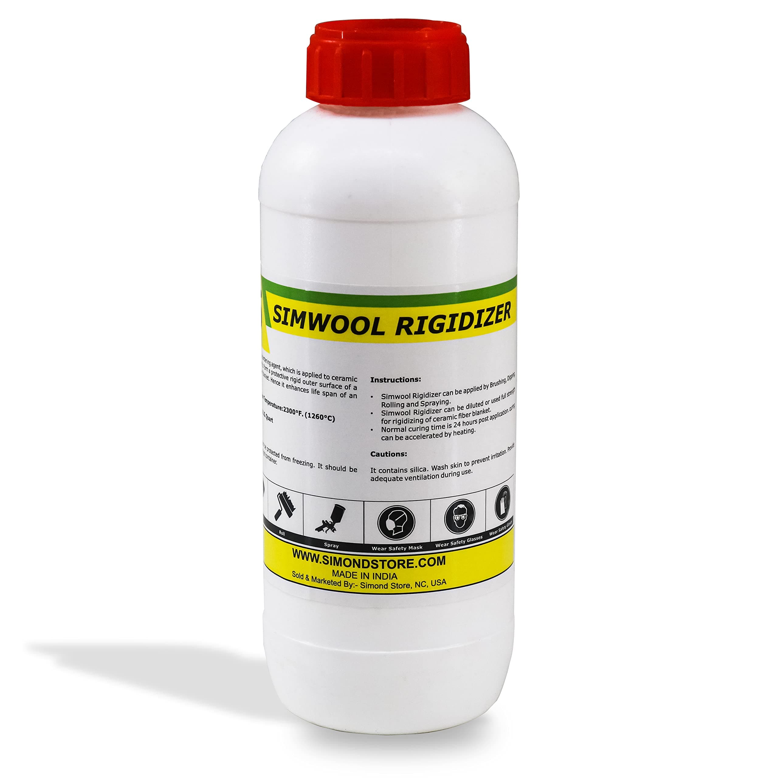 Rigidizer for Ceramic Fiber Coating- 2300F Rated- 1 Gallon