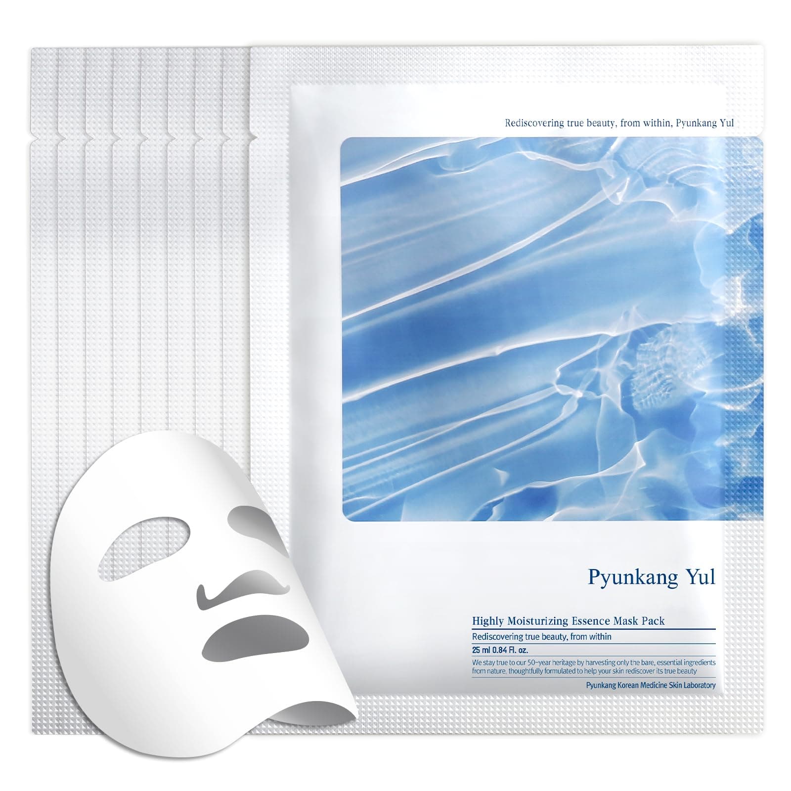 PKY Highly Moisturizing Essence Mask Pack 25 ml / 0.85 fl.oz. x 10 EA