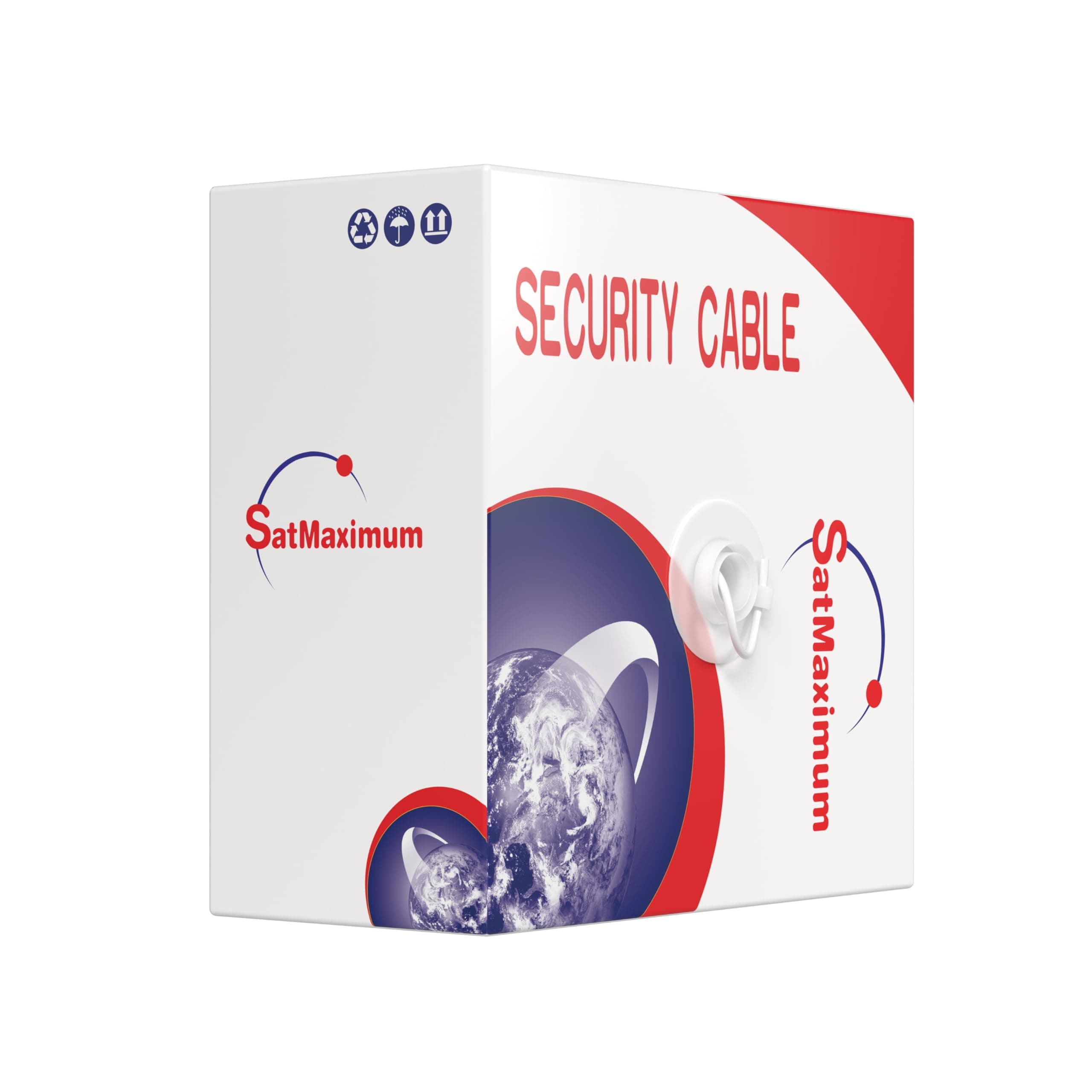 Cables Direct Online 500ft Stranded 18/2 Alarm CCA FTP Shielded Cable for Low Voltage LED, Burglar System, Fire Detector, Security Station, Door Bell, 18AWG 2 Conductors Wire