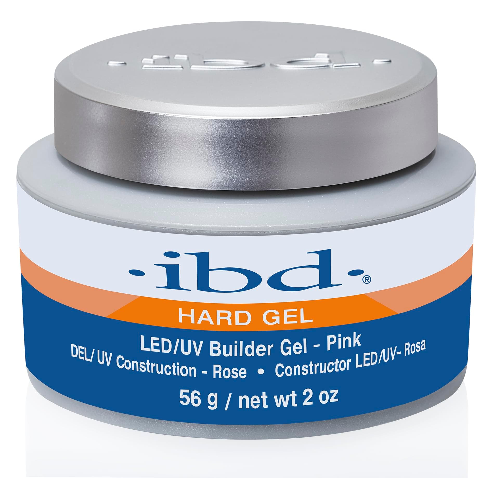 IBD Hard Led/UV Builder Gel, Pink, 2 oz