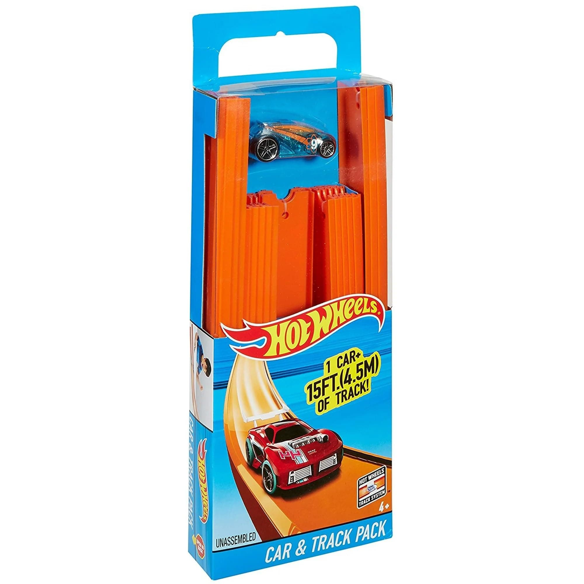 - Bht77 Hot Wheels Car And Track Pack