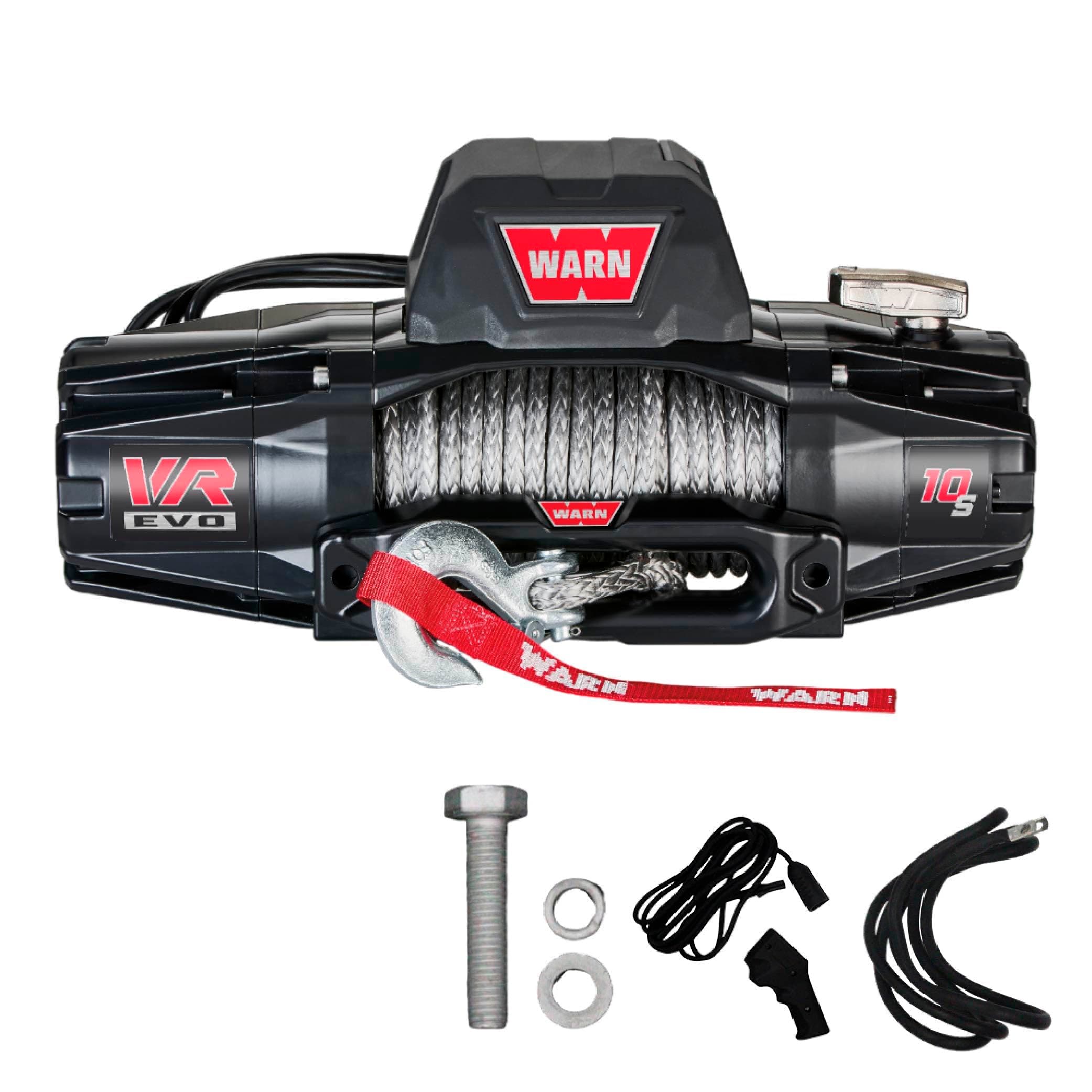 Warn Vr Evo 10-S, 10,000 Lbs Winch With Synthetic Rope & Wireless Remote, 12V, 103253