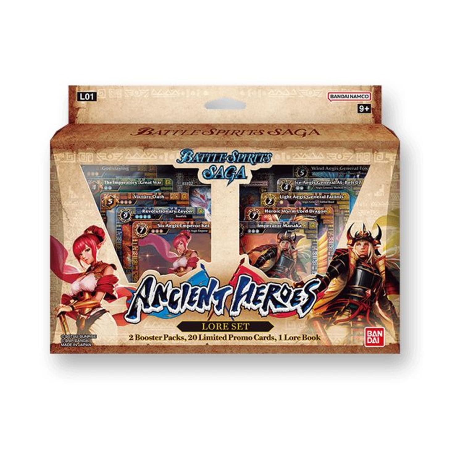 Battle Spirits Saga Card Game: Lore Set 01 - Ancient Heroes