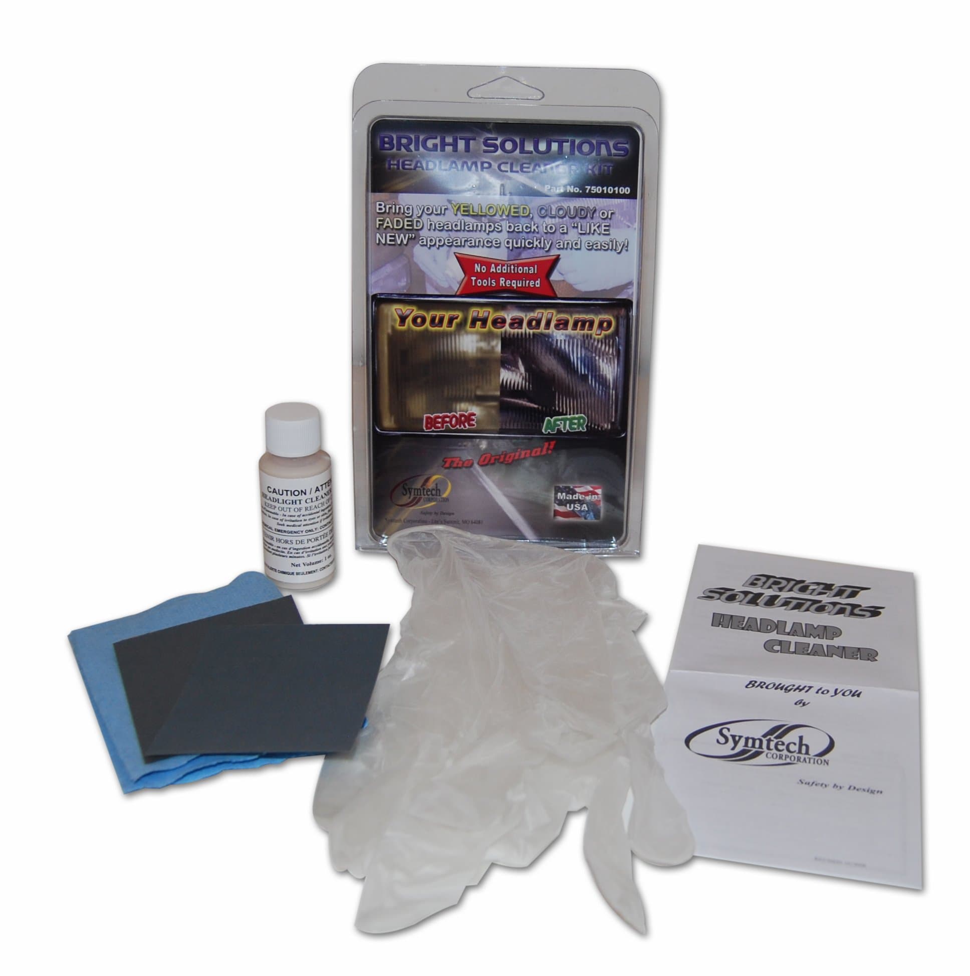 Symtech Bright Solutions Headlight Cleaner Kit
