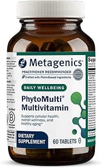 PhytoMulti Multivitamin - 20+ Essential Vitamins & Minerals with Phytonutrients - Supports Healthy Aging, Cellular Health, Energy & Immune Function - Non-GMO & Gluten-Free - 60 Capsules