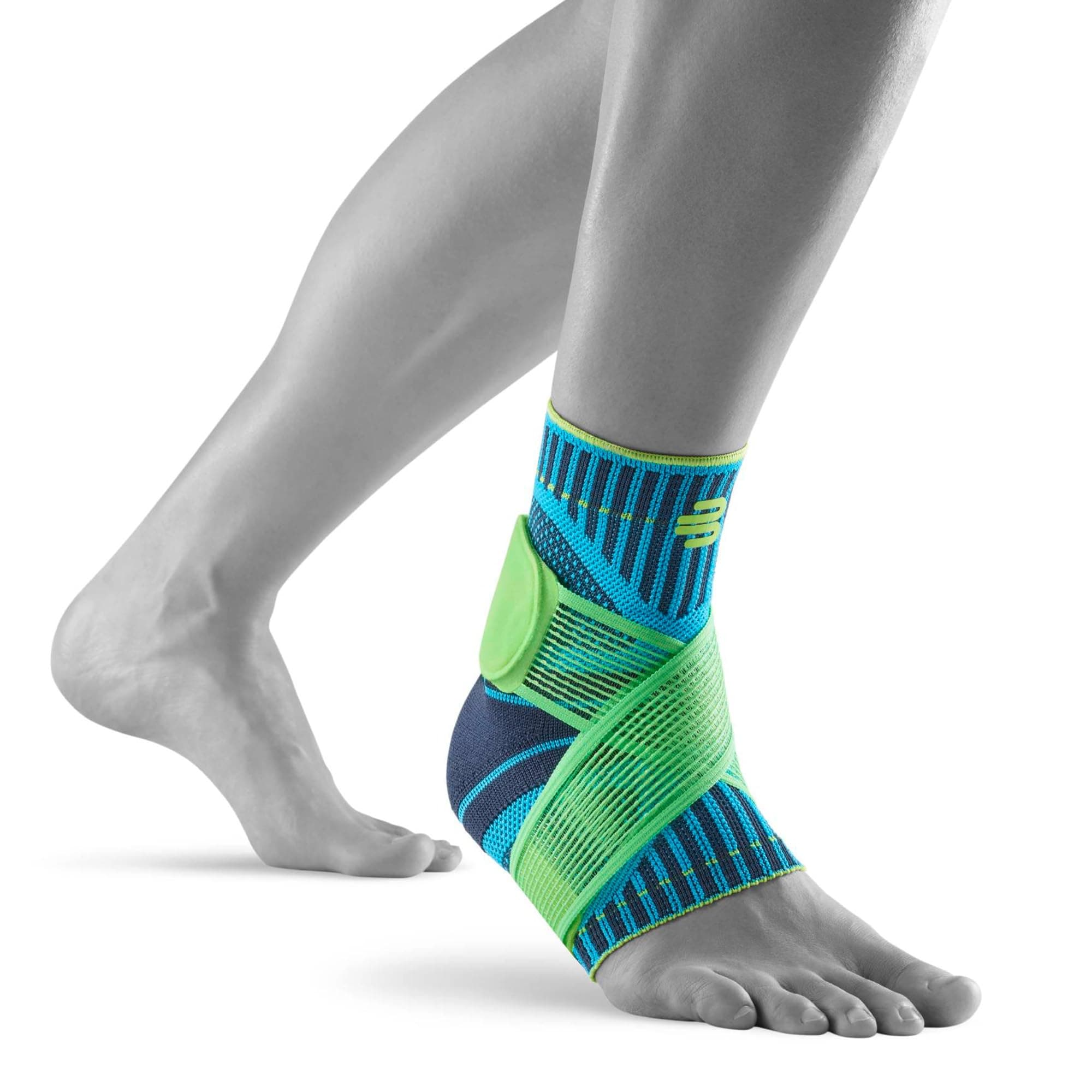 Sports Ankle Support - Breathable Compression - Figure 8 Taping Strap - Air Knit Fabric Breathability - Designed Secure Fit Maximum Freedom Movement - Medium