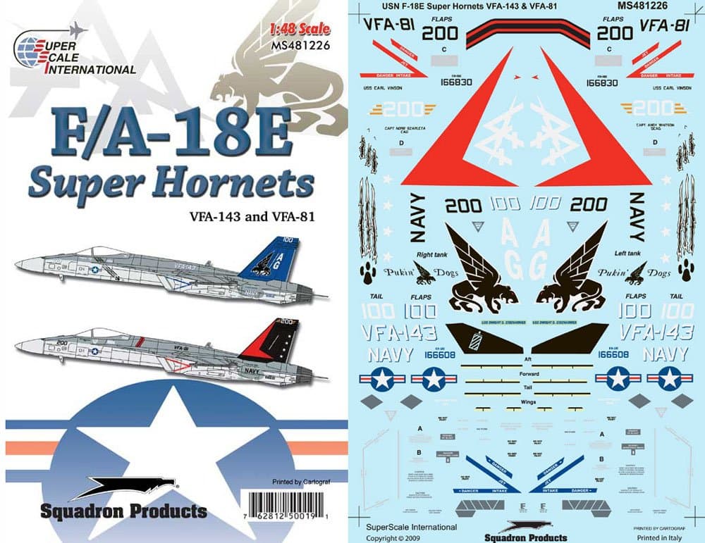 F/A-18E Super Hornets Decals