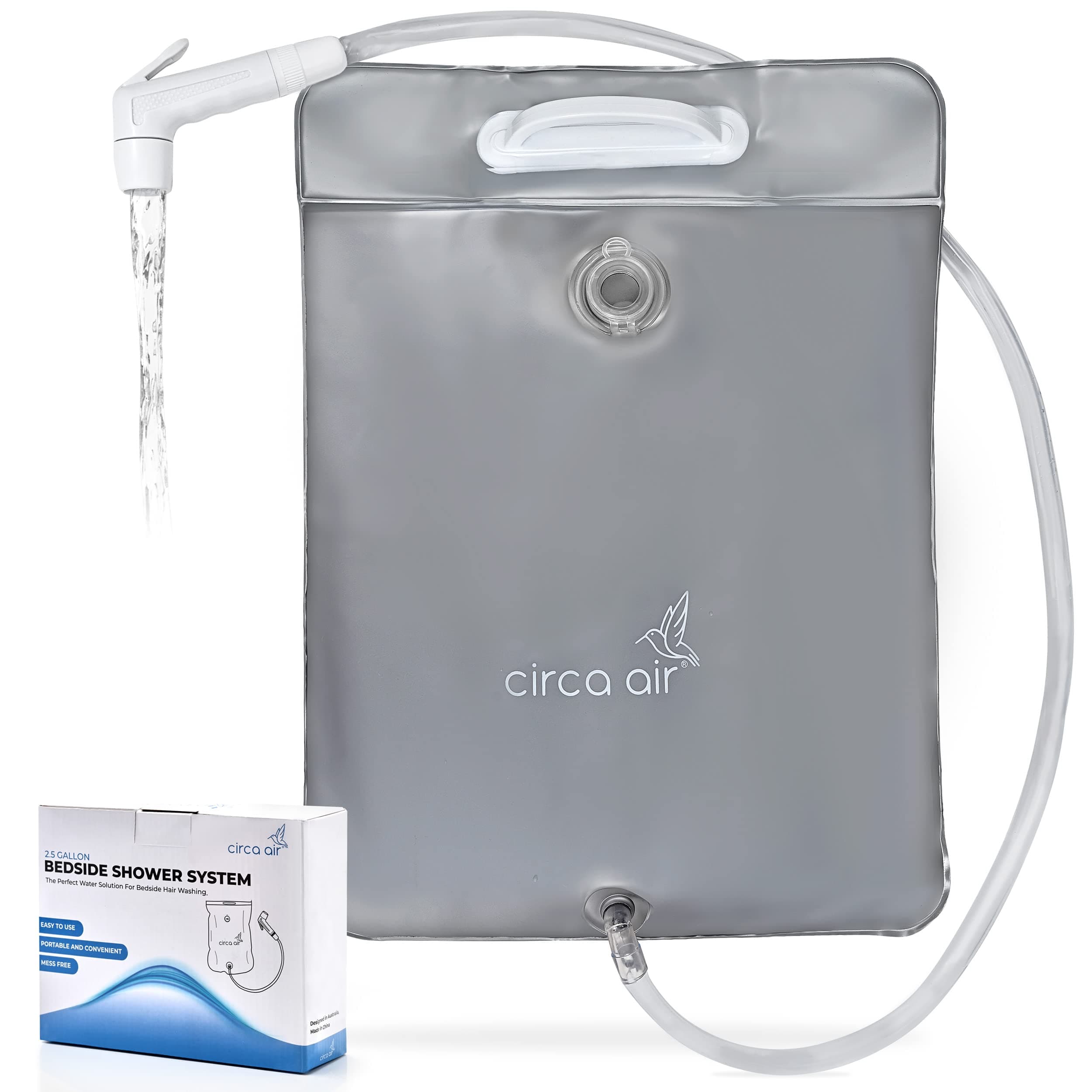 Circa Air Bedside Shower Water Bag (Silver)