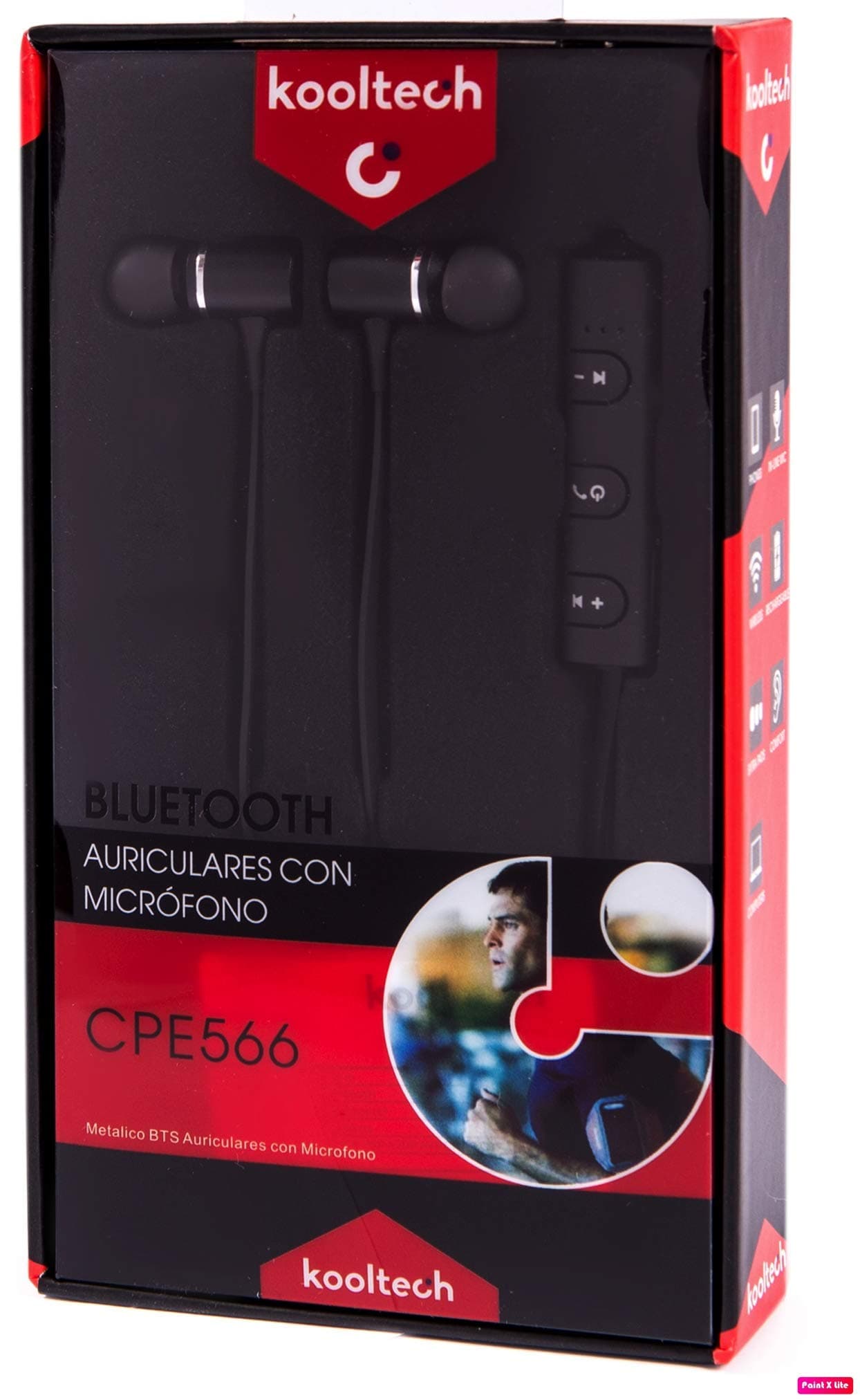 Kooltech Metallic BTS Rechargeable Bluetooth Headphones with Microphone azul