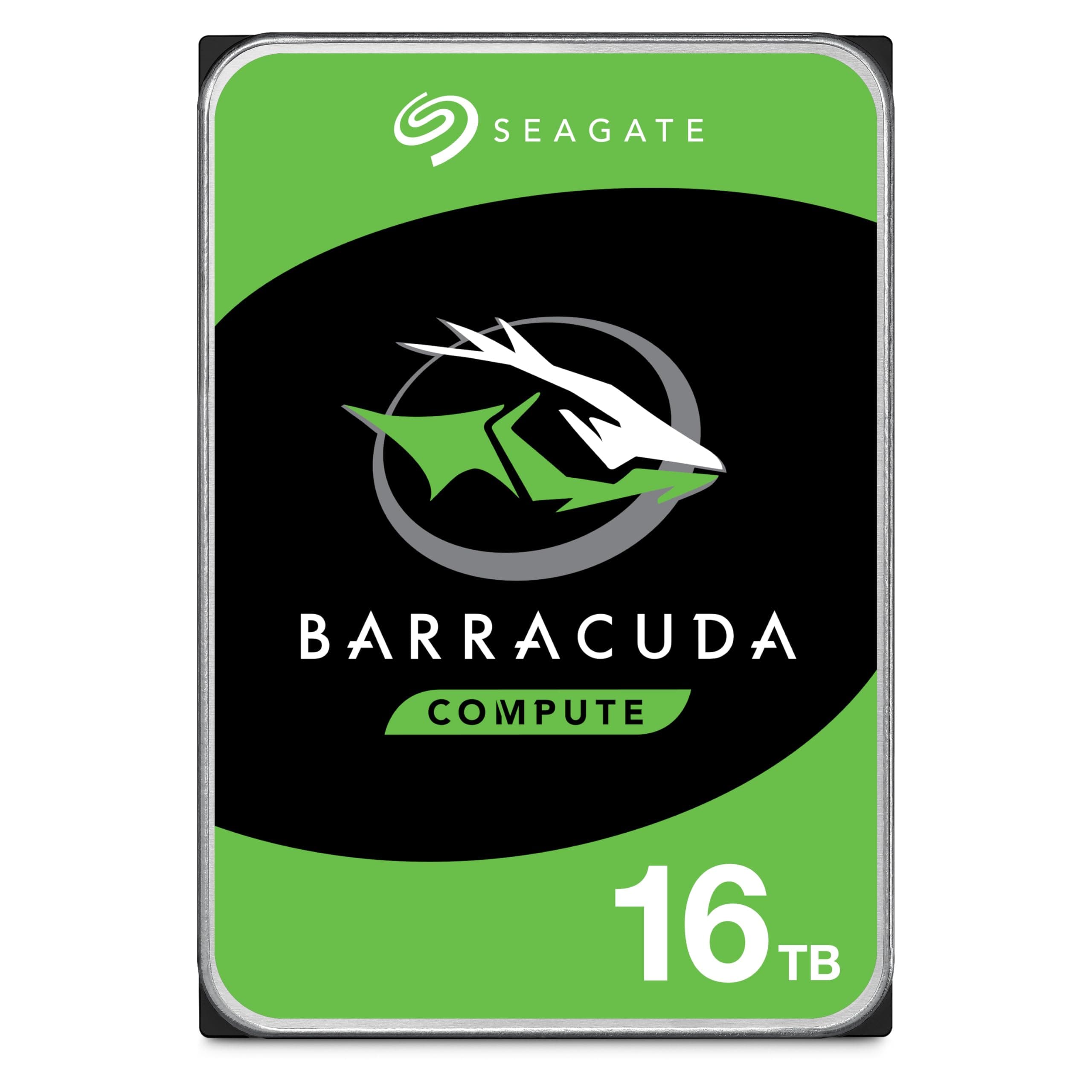 Barracuda 16TB Internal Hard Drive, 7200 U/Min, 512MB Cache, SATA 6Gb/s, 3.5" (ST16000DM001)