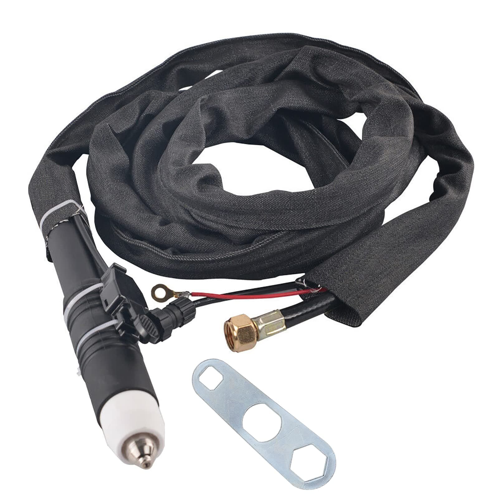 P80 Plasma Cutter Torch Pilot Arc, Non-touch Plasma Cutting Equipment, Dual Voltage Plasma Cutter Torch CNC 220V 80A, 1 Inch Clean Cut Fit CUT50P CUT60P LTP7000 LTP8000 LGK60 LGK100 10Feet