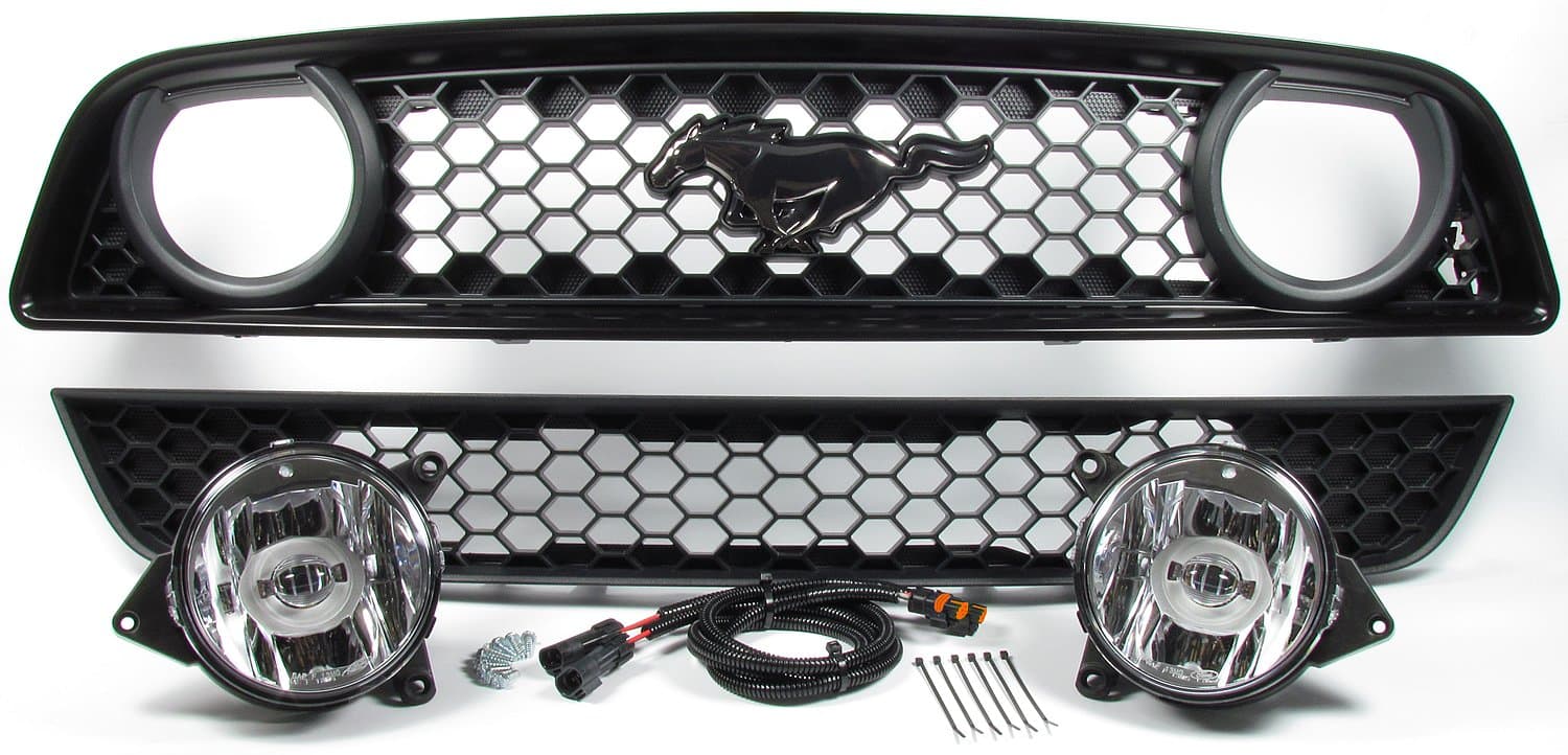 Starkey GT-Style Fog Light Conversion Kit - Compatible with Ford Mustang V6 and GT/CS 2013-2014