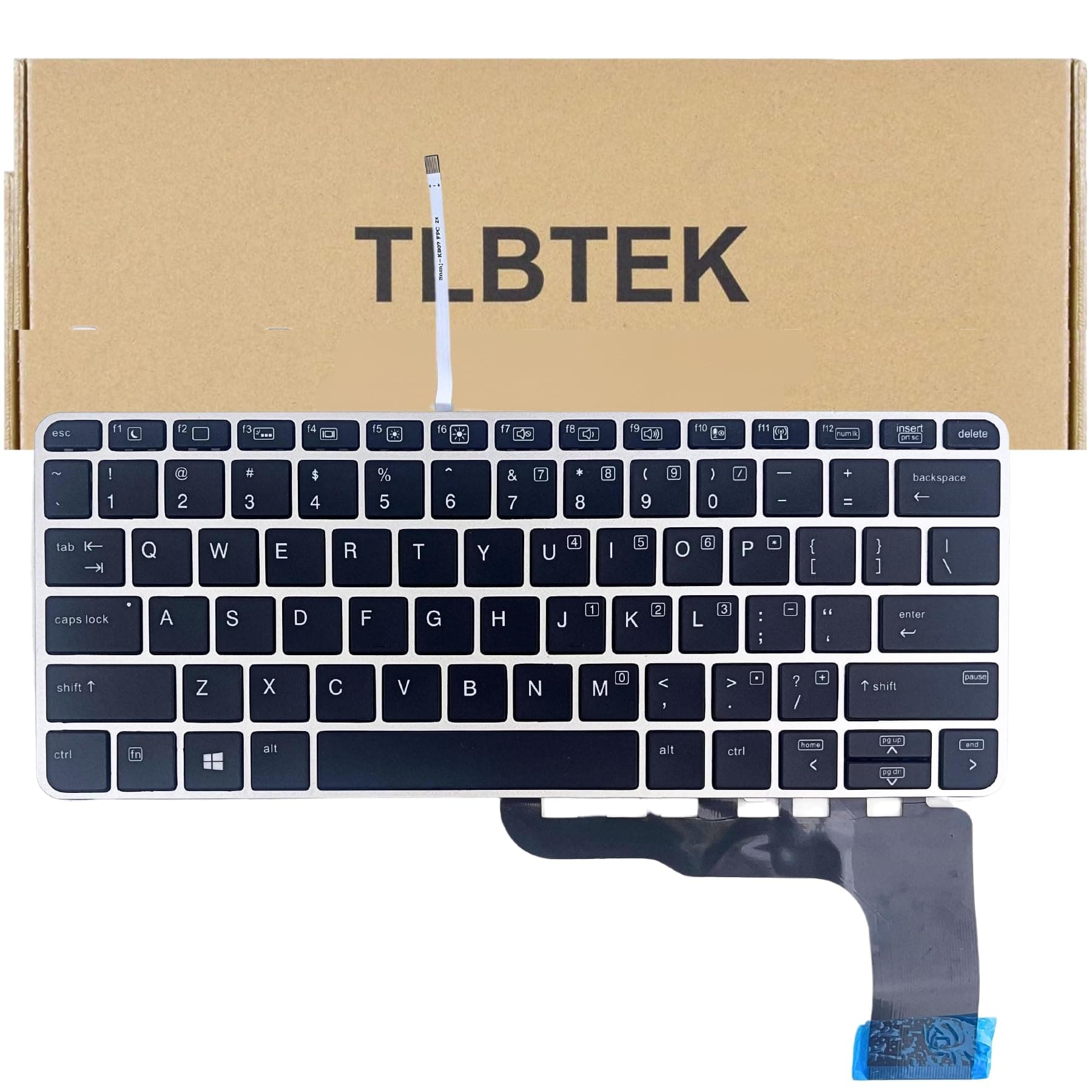 Backlight Keyboard Replacement Compatible with HP EliteBook 725 G3 725 G4 820 G3 820 G4 828 G4 Series Laptop Series Laptop 826631-001 815391-001