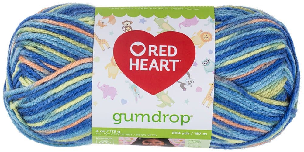 RED HEART Gumdrop Yarn, Blueberry