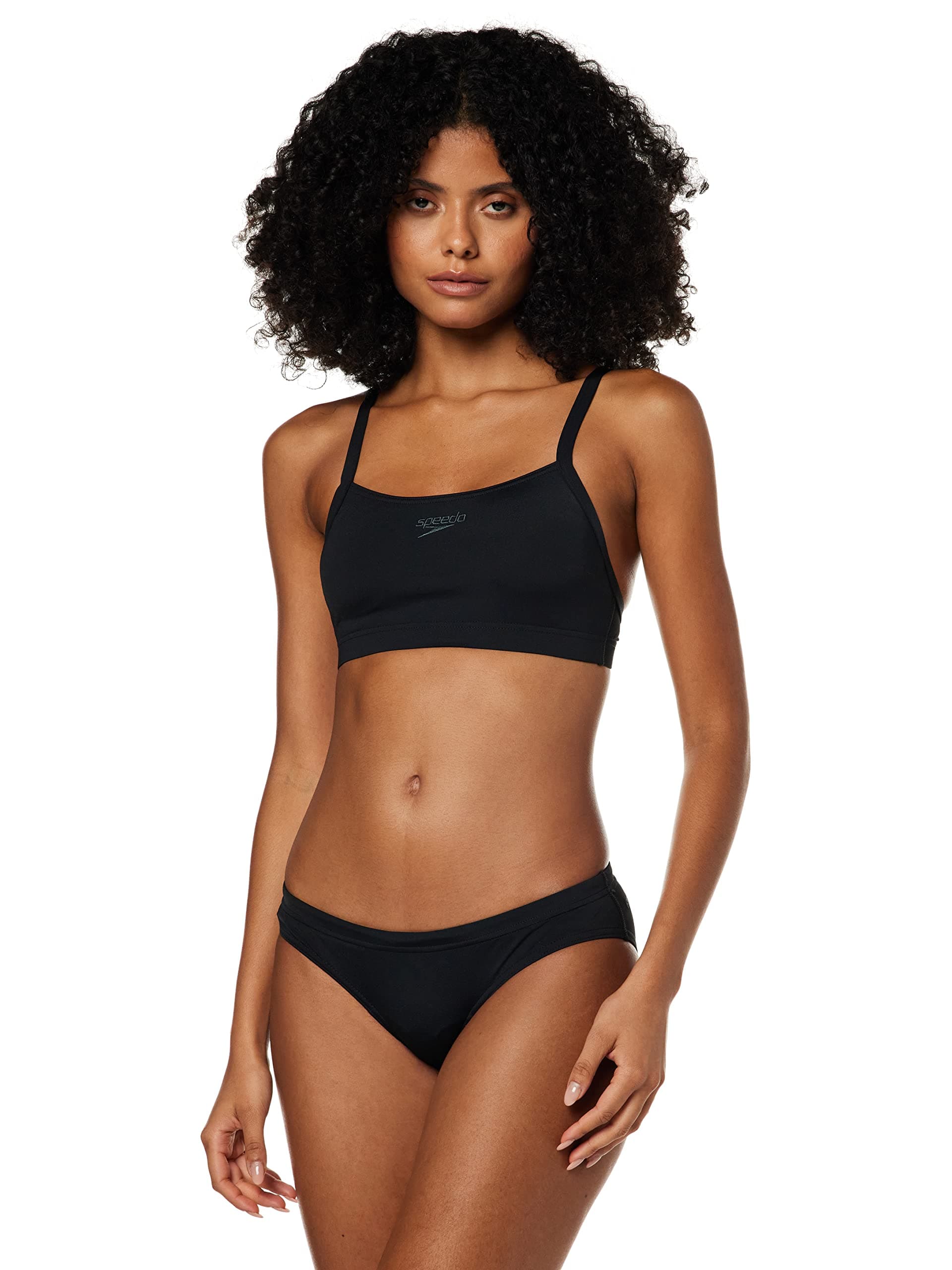 Speedo Women's Essential Endurance+ Thinstrap 2 Piece Bikini