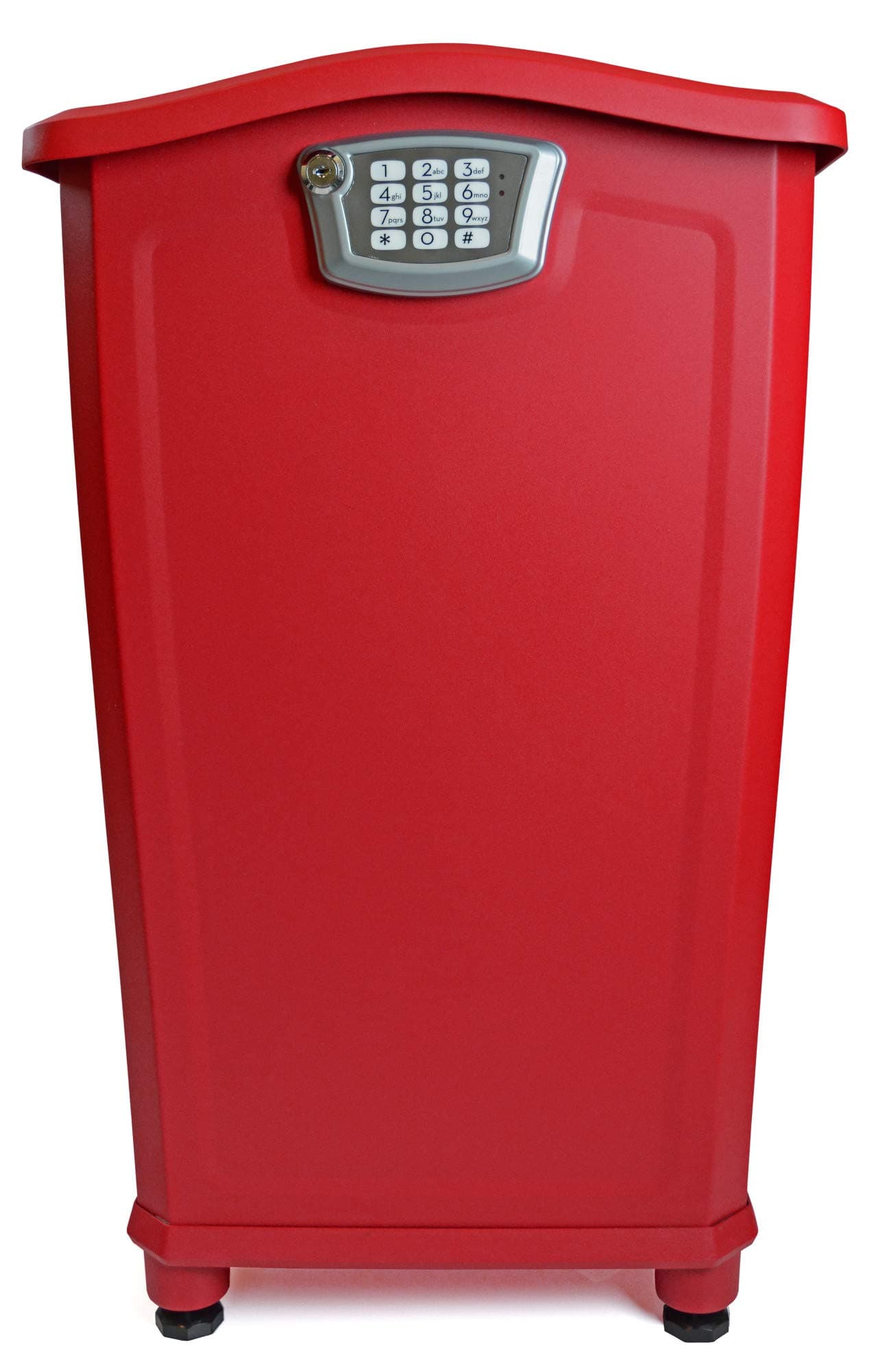Architectural Mailboxes 6950R elephantrunk II Locking Dropbox in Red Parcel Drop, Extra Large