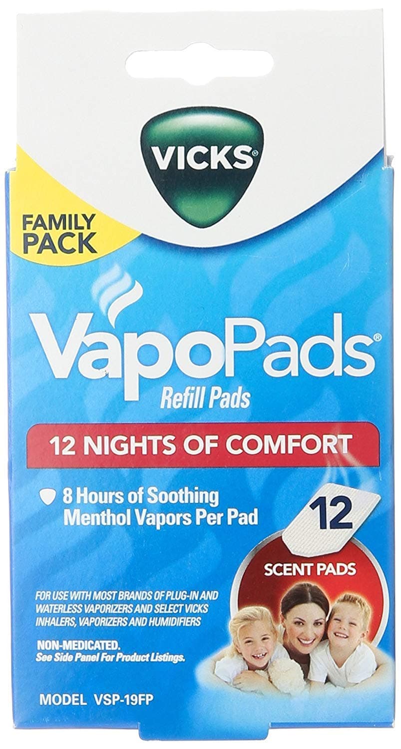 VicksVapo Pad Family Pack, 12 Count