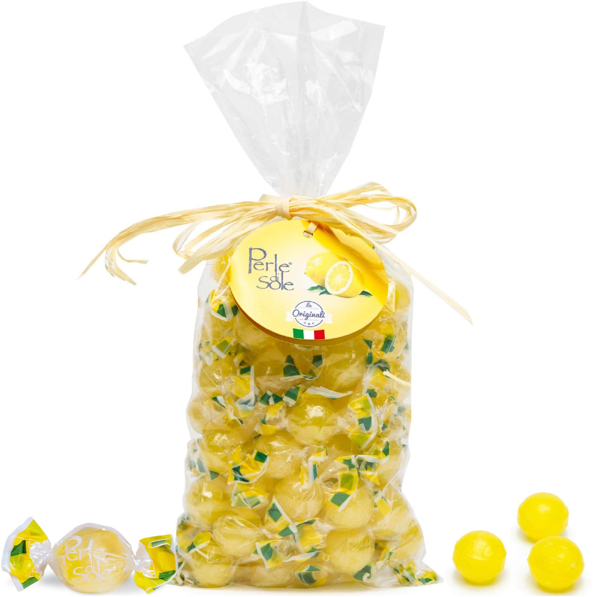 Perle di Sole The original Lemon Drops made with Essential Oils of Lemons from the Amalfi Coast (17.63 oz | 500 g)
