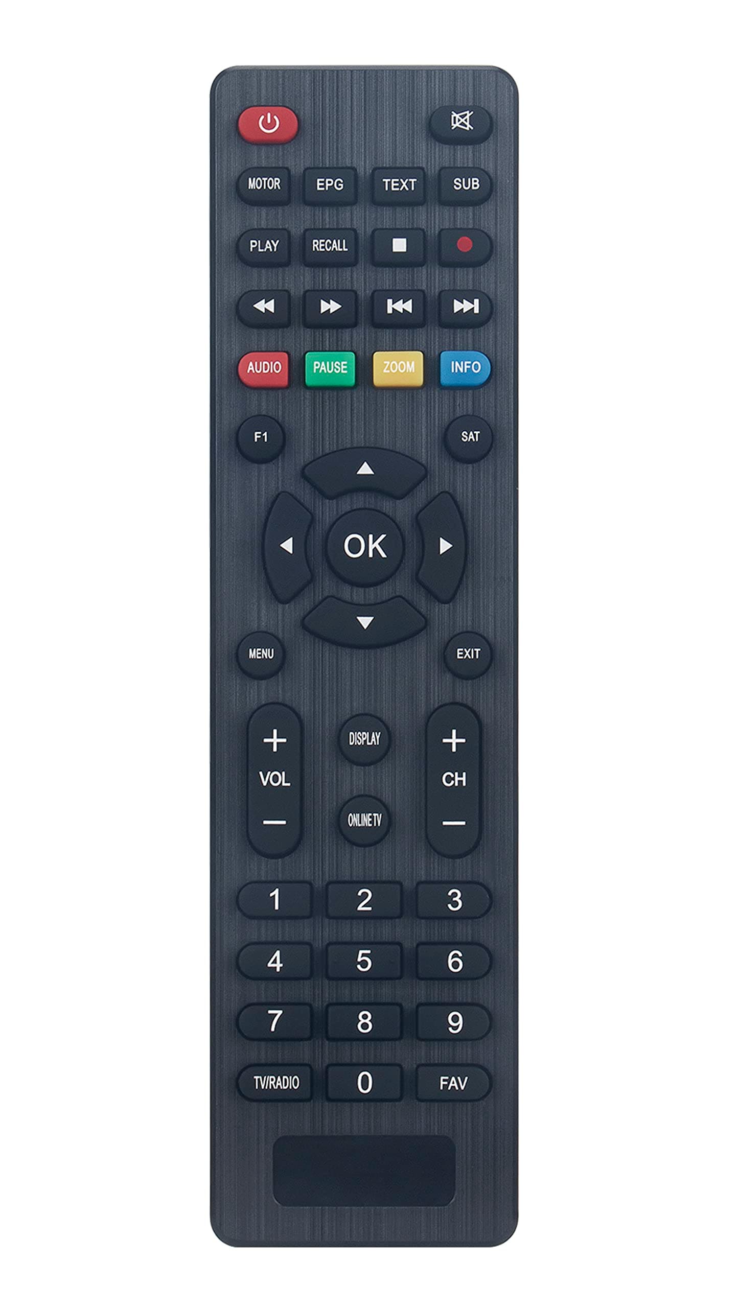 AULCMEET Replacement Remote Control Compatible with iSTAR TV A9000 A8000 A8500 A1600 A65000 ZEED 222 ZEED 333 ZEED 4 ZEED 5 ZEED222 ZEED333 ZEED4 ZEED5