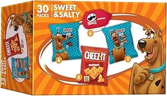 Cheez-It, Pringles & Scooby-Doo Sweet and Salty Snacks Variety Pack, 28oz Box (30 Count)
