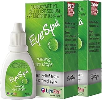 Eye Drops 10ML | Relaxing Eye Drop for Dry & Tired Eyes | Relief From Burning, Itching, And Irritational Eye | Lifezen (Pack of 2)