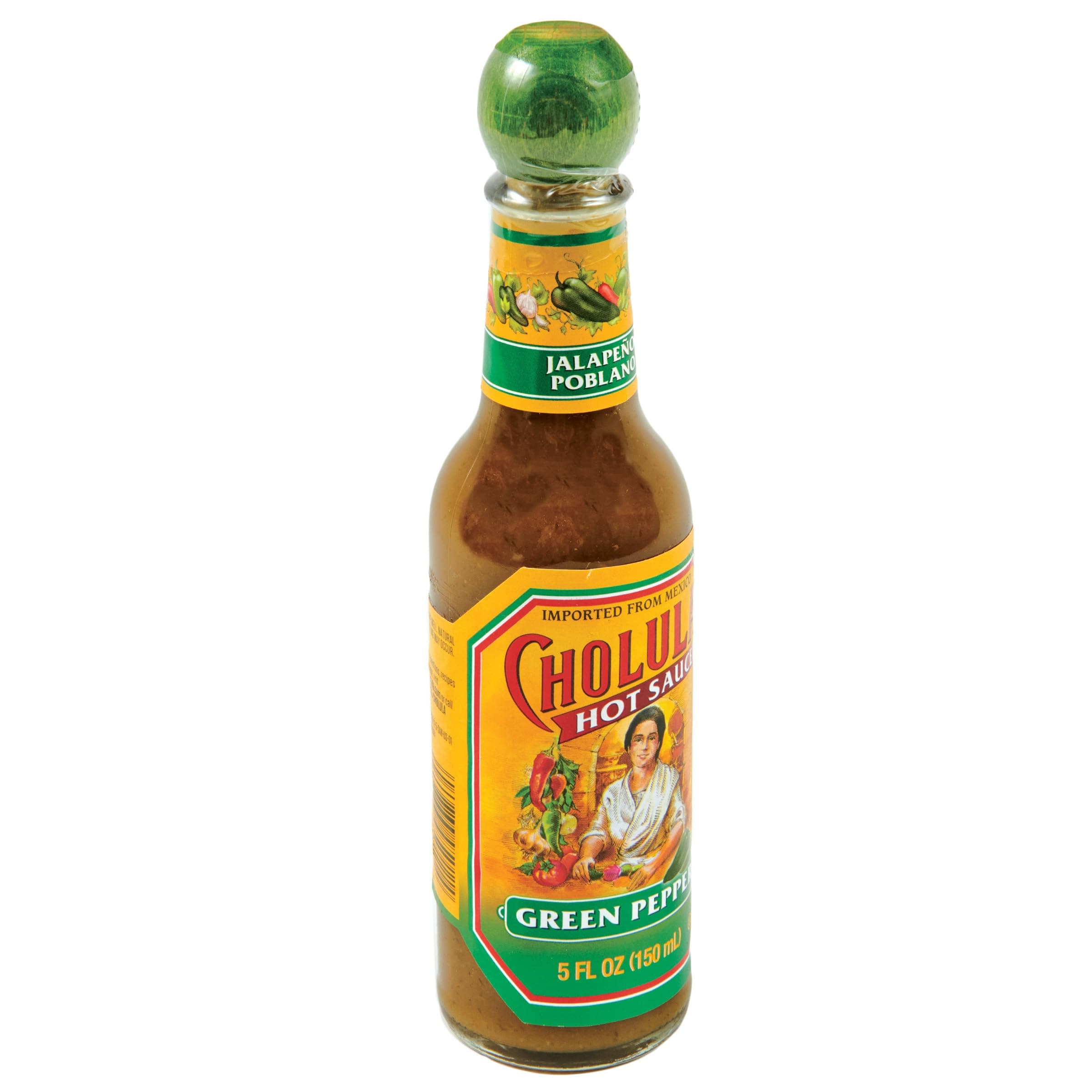 Sauce Hot Green Pepper, 5 Fl Oz
