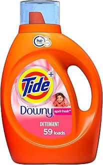 TideTouch of Downy Liquid Laundry Detergent, Original Touch of Downy Scent, 92 oz Bottle