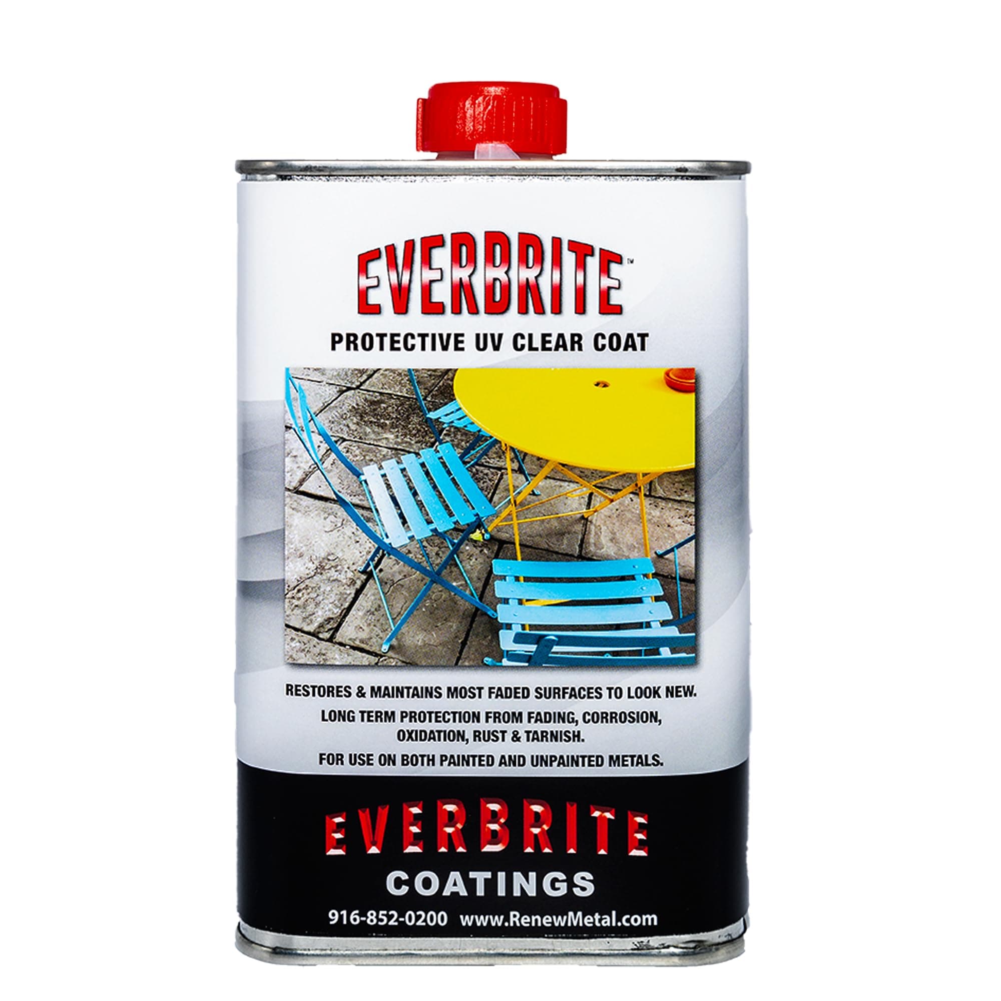 16 Oz. Clear, Protective Coating for Metal (Pint)
