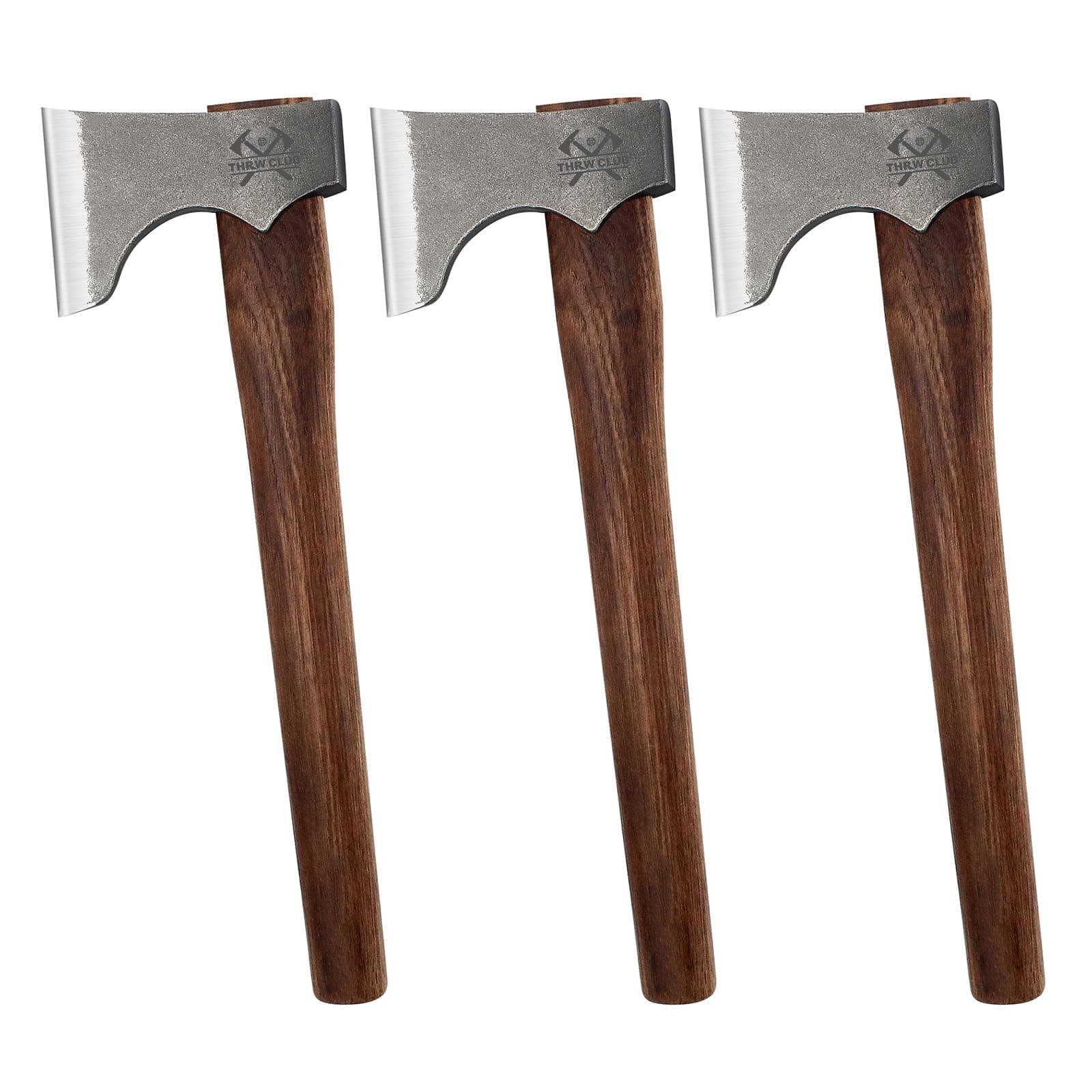 Competition Throwing Axe, 3 Pack 16.5" Throwing Axes with 1065 High Carbon Steel & Wooden Handle, Perfect for Axe Throwing Game, Competition and Recreation, Gift for Men