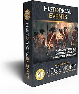 Hegemony: Historical Events Expansion - 50 New Cards Add Events to Your Gameplay, Unique Asymmetric Card Driven Game Board Game, Ages 14+, 2-4 Players