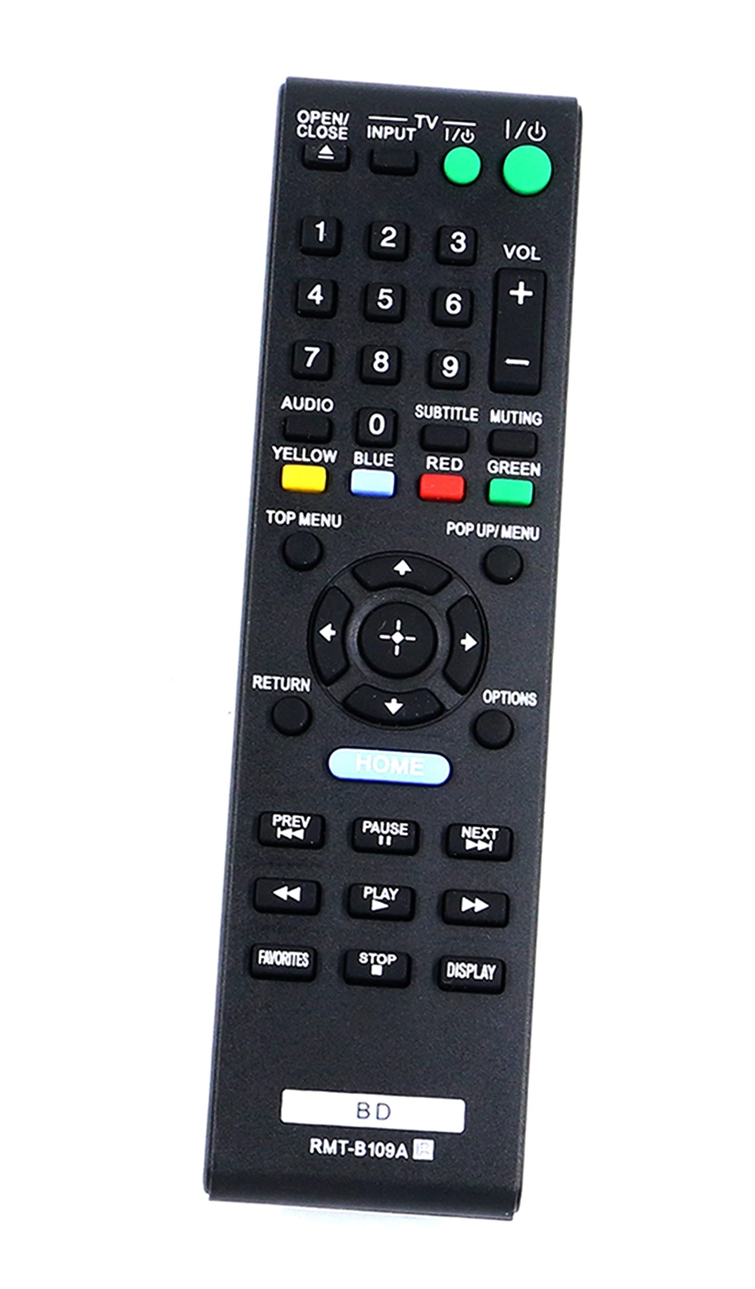 New RMT-B109A Replace Remote fit for Sony DVD Player BDP-S380 BDP-S580 BDP-S4...