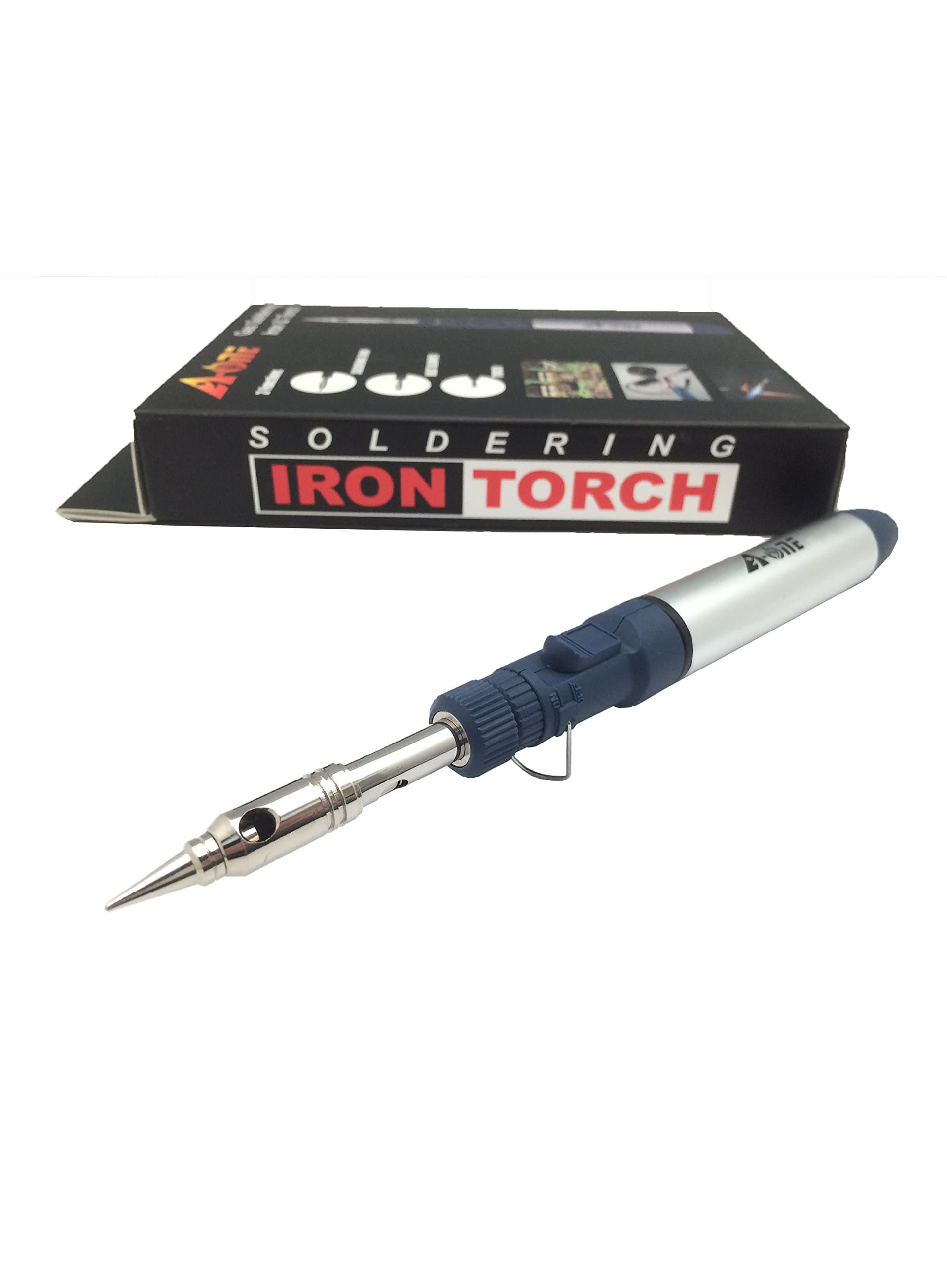 A-ONE Gas Tool-3 in 1 Function- Professional Butane Gas Micro Blow Torch-Heat Blower-Soldering Iron Kit
