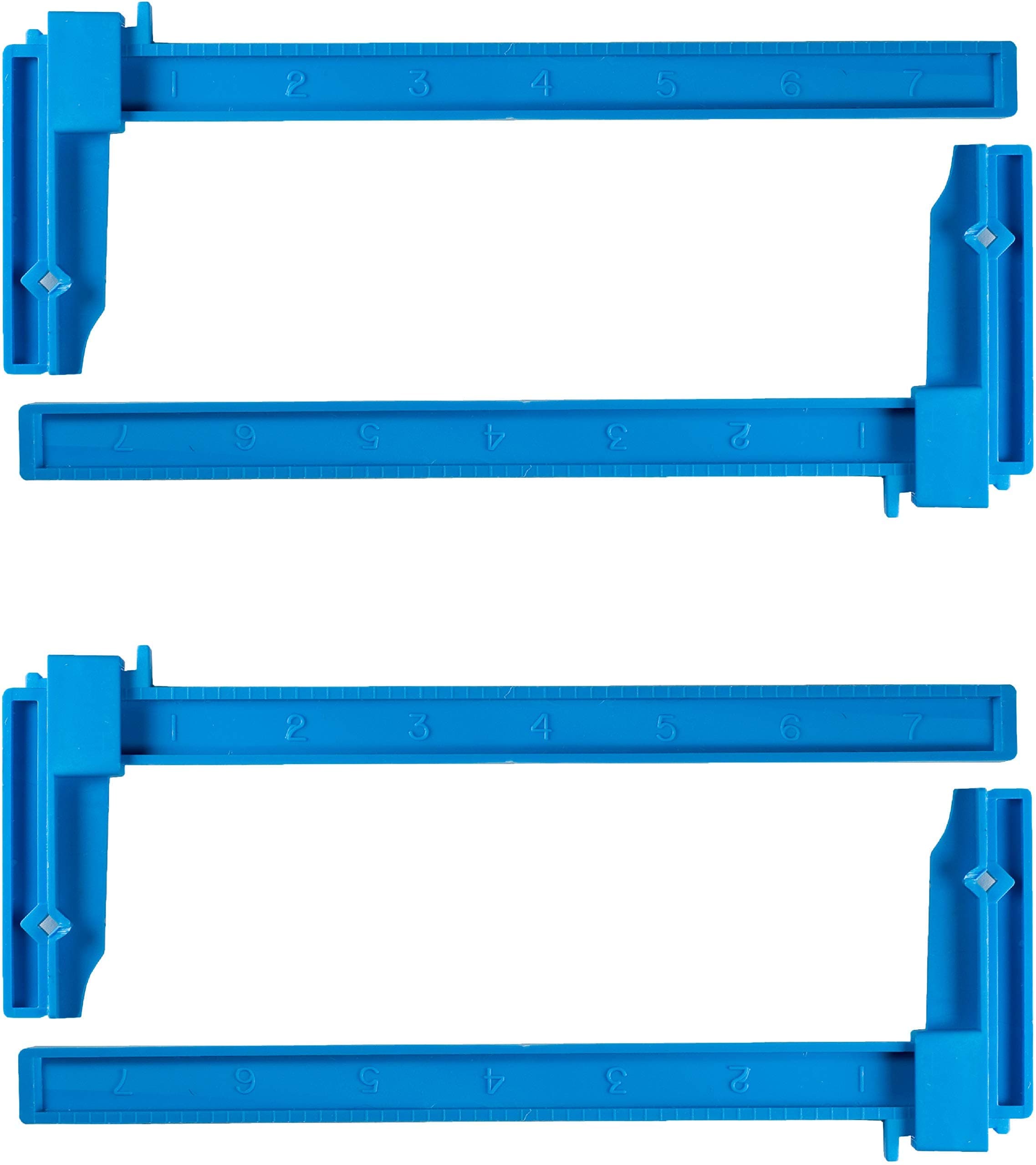 Excel Blades Large 7 Inch Adjustable Plastic Clamp, Made in the USA (4 Pack) - 55664