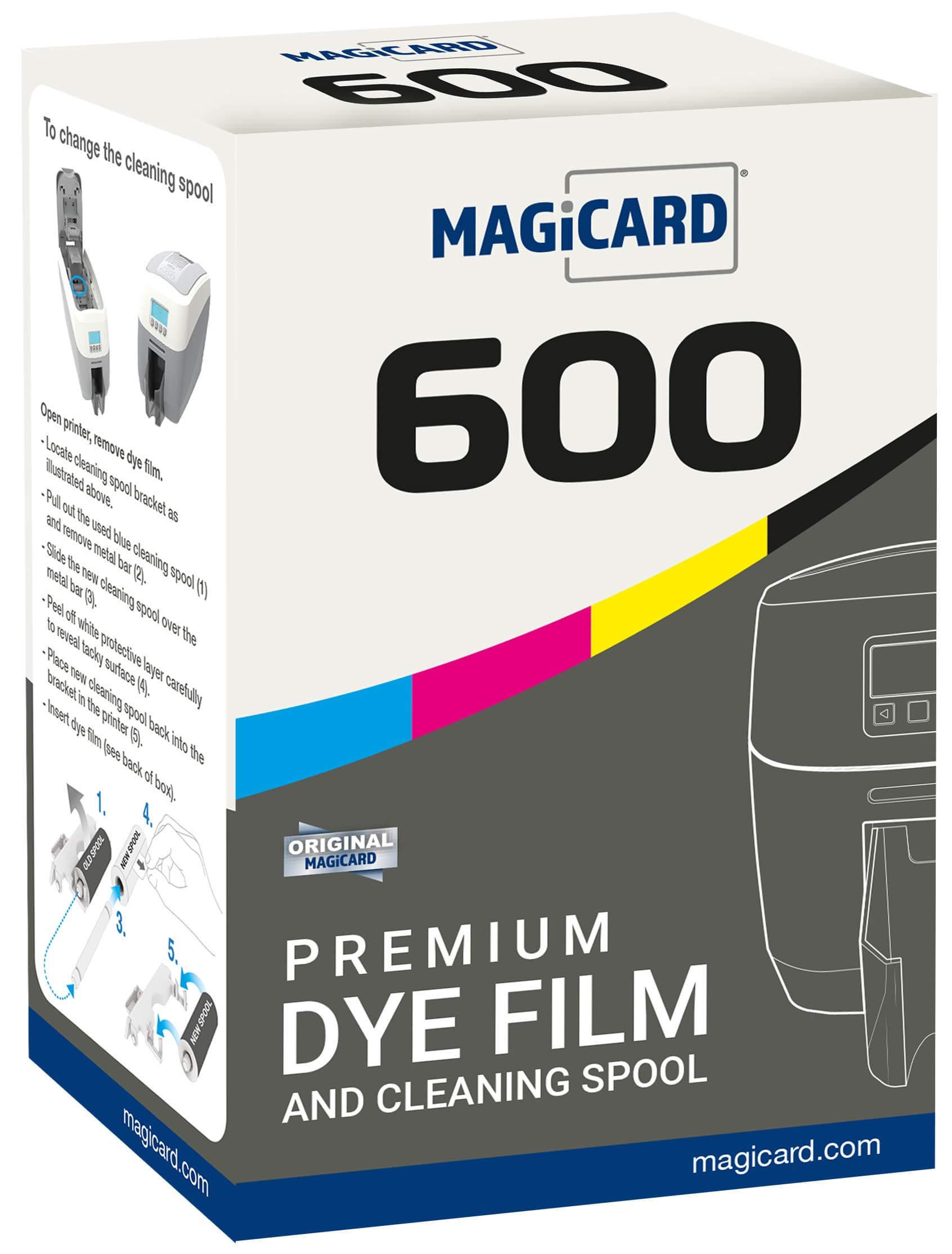 MAGICARDMB300YMCKO - Color Ribbon for Model 600 Printer