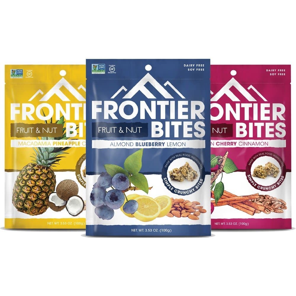 Frontier Gluten Free Snack Bites Variety Pack, 3 Count