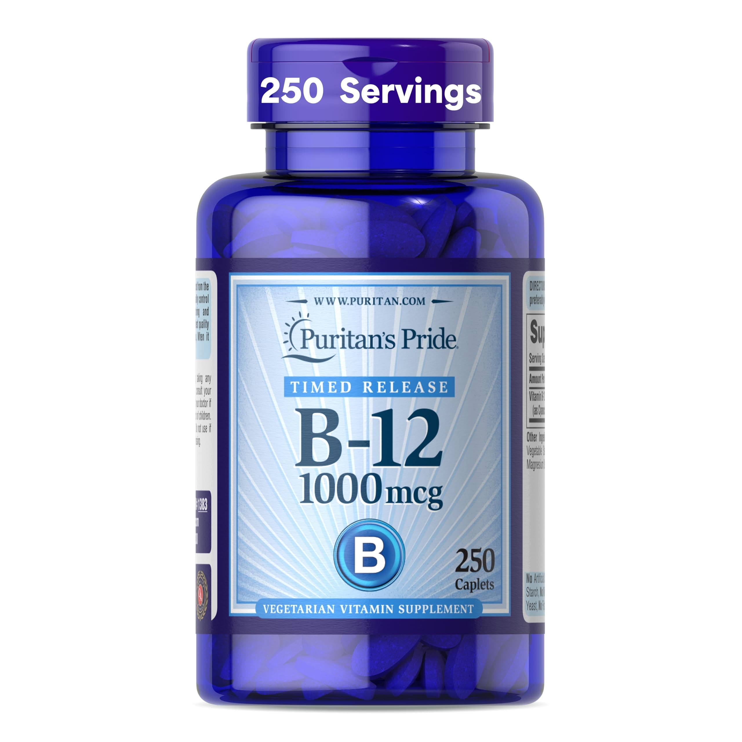 1000 Mcg Vitamin B-12-250 Caplets