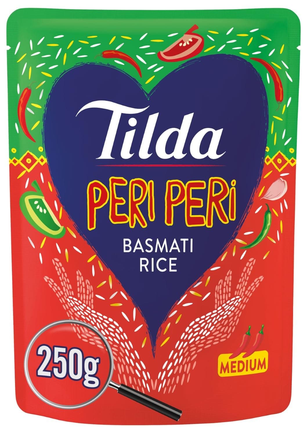 Tilda Microwave Peri Peri Basmati Rice 250g