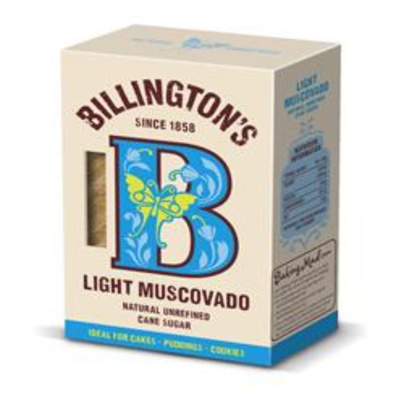 Billington's Light Muscovado Sugar, 500g