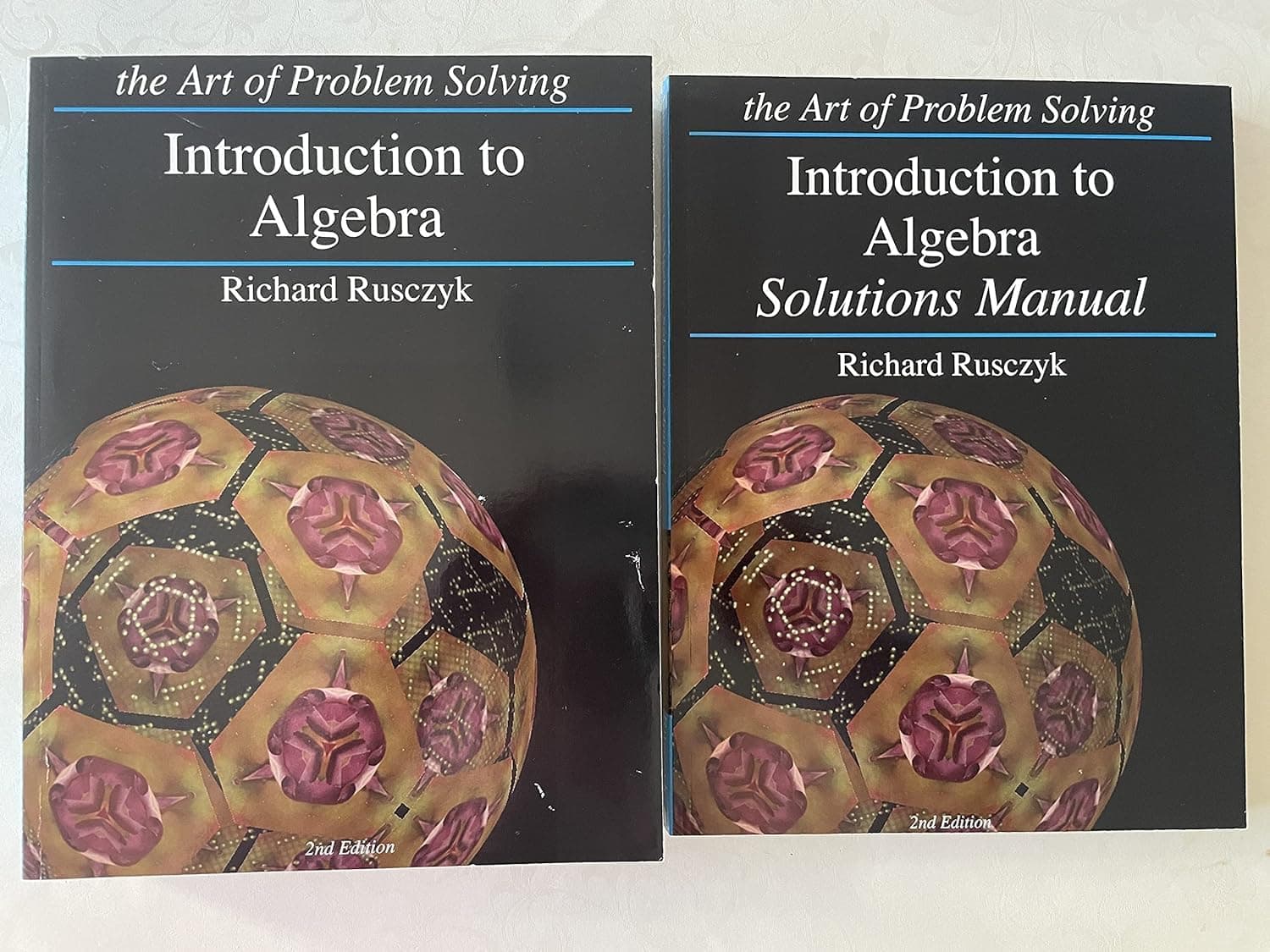 Art of Problem Solving: Introduction to Algebra Books Set (2 Books) - Introduction to Algebra Text, Introduction to Algebra Solutions Manual