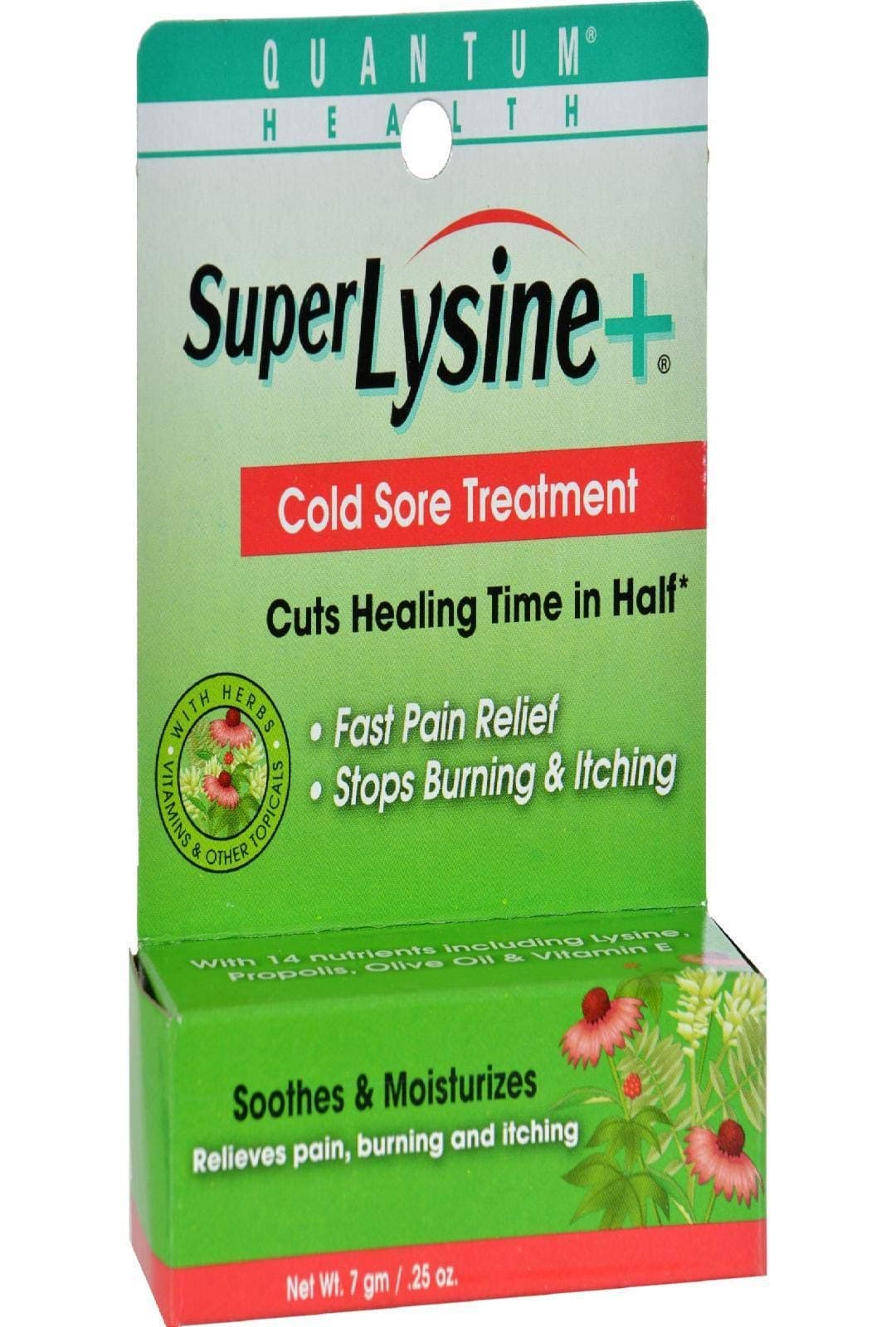 Quantum Super Lysine Plus Cold Sore Treatment Cream - 0.25 Oz