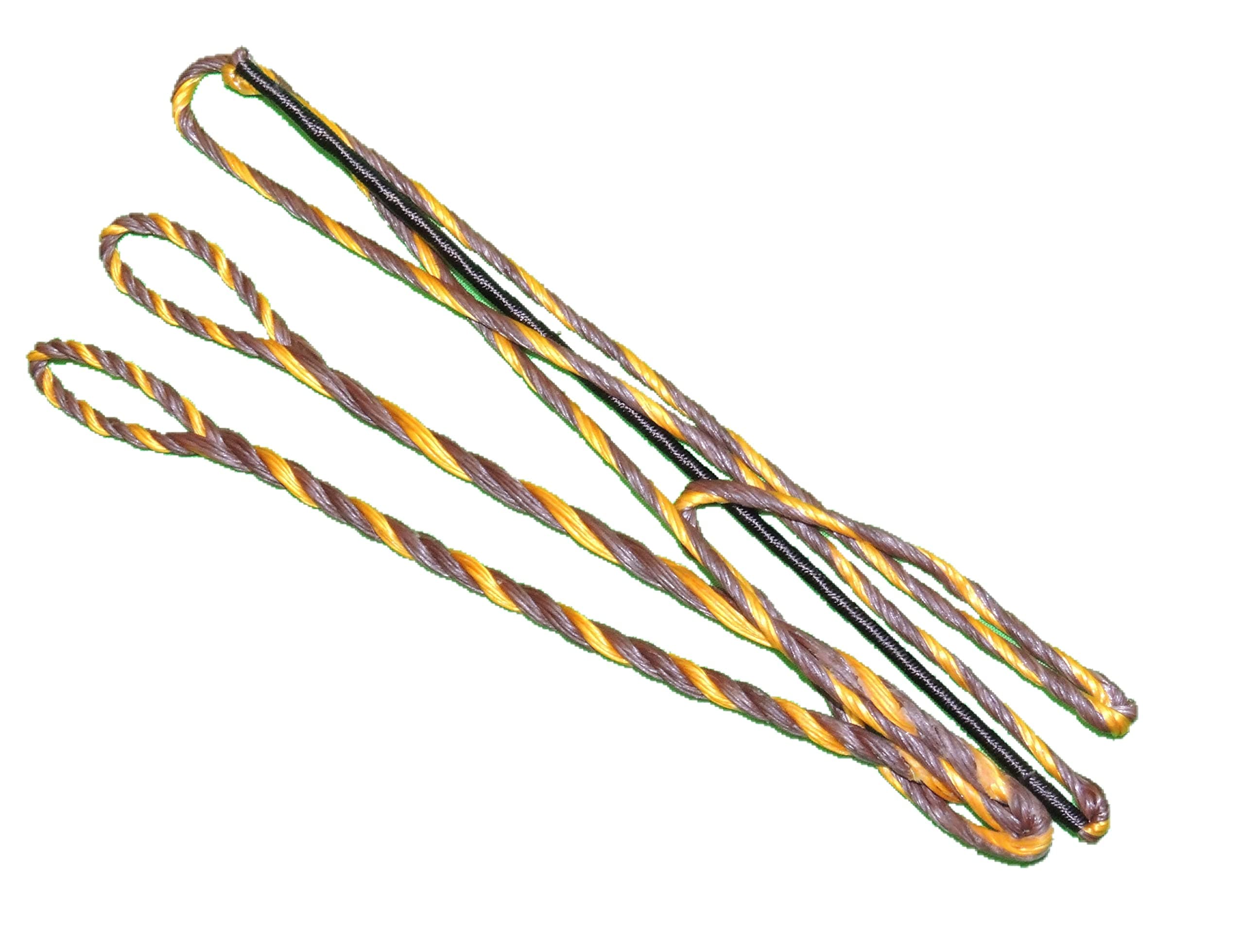 FLEMISH B-50 LONGBOW (Small Loops) Brownell Dacron REPLACEMENT BOWSTRING - BOW STRING - ACTUAL STRING LENGTH - 3 PLY Premium - Made in USA by Traditional Gear Archery Products (Multiple Sizes)